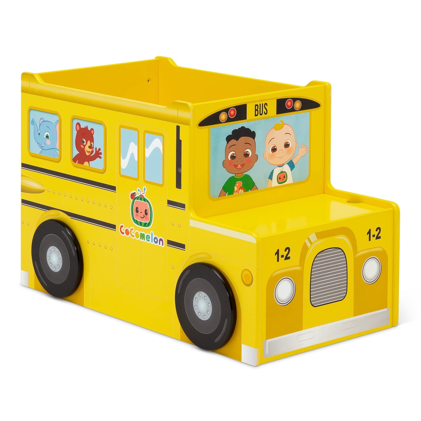 CoComelon School Bus Toy Box by Delta Children