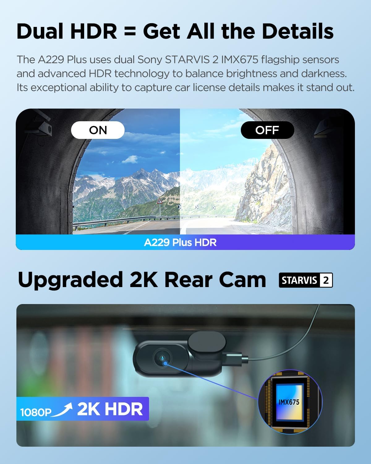 VIOFO A229 Plus Dual Channel Dash Cam