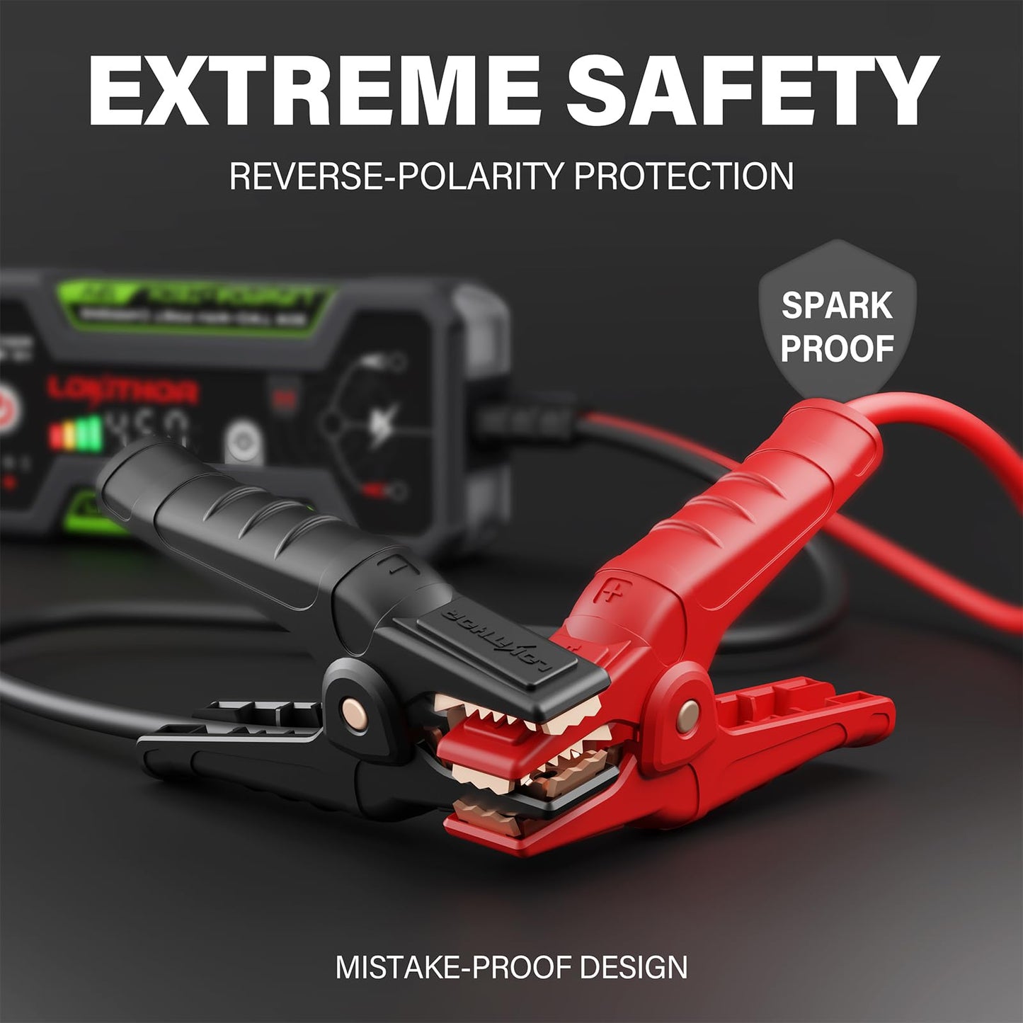 1350 Amp LOKITHOR Jump Starter with Fast Charging