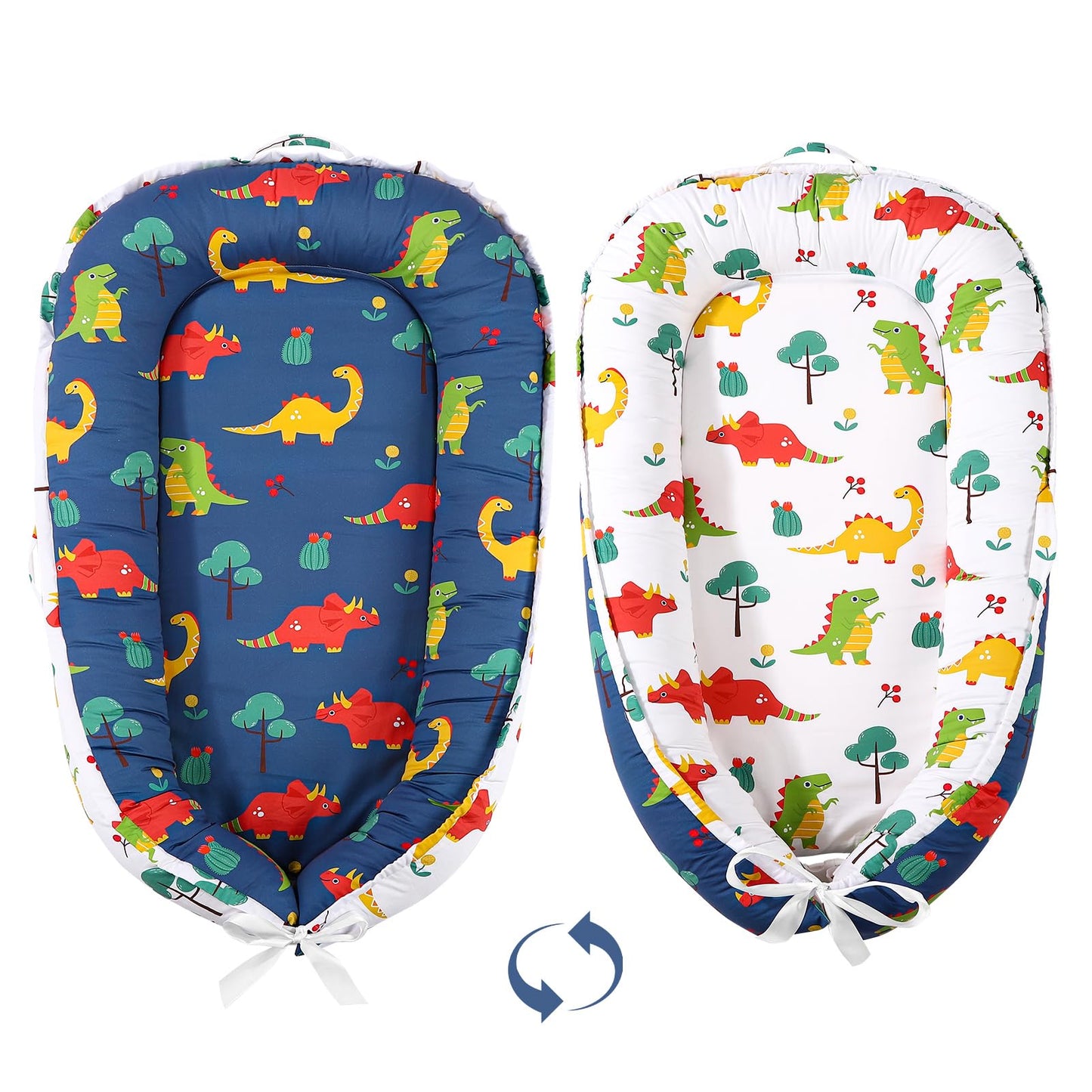 Dinosaur Baby Lounger Cover for Newborns