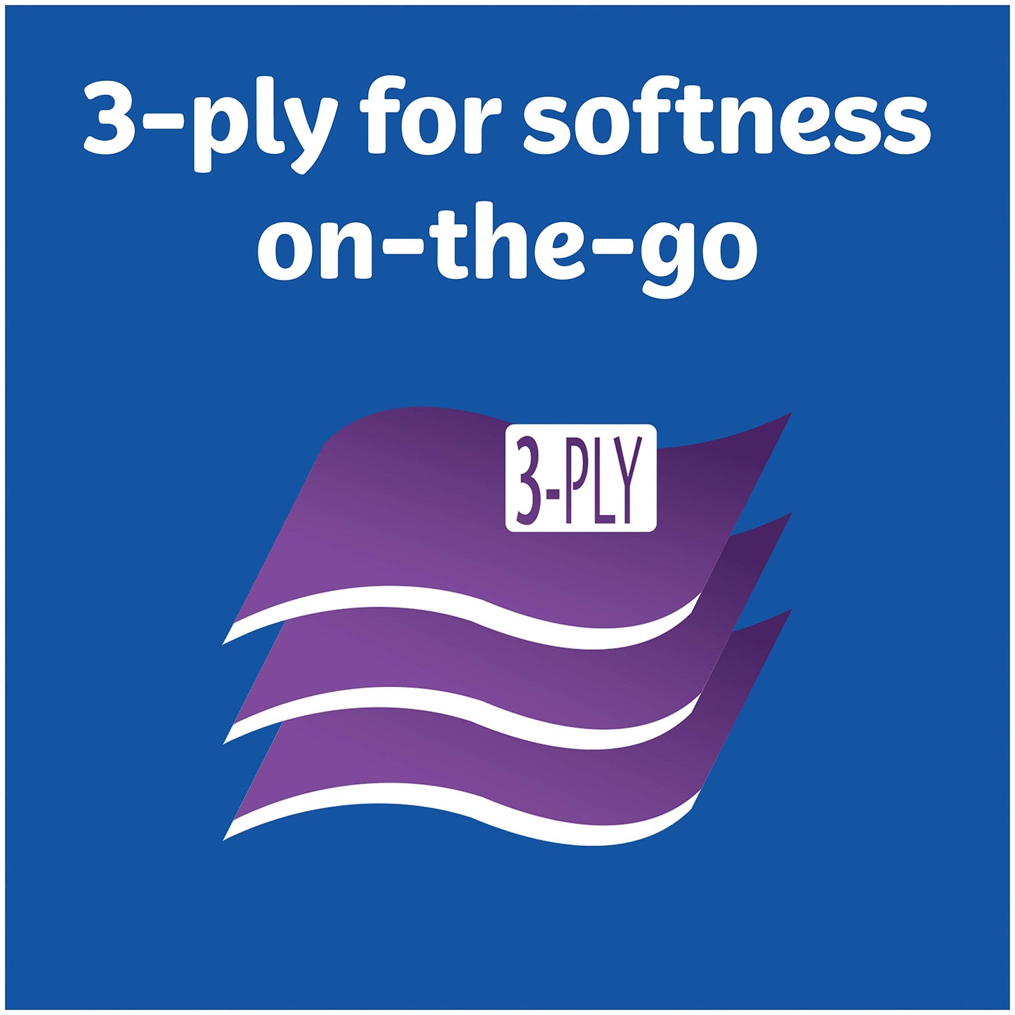 Kimberly-Clark 54635 On The Go Packs Facial Tissues, 3-ply, White, 10/pouch, 16 Pouches/pack, 6 Packs/carton