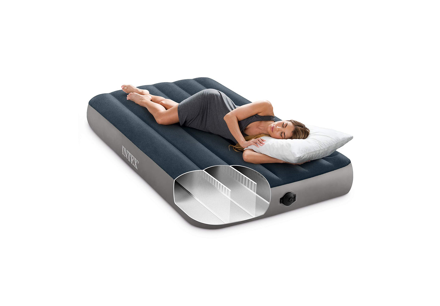 Intex Twin Air Mattress with Built-in Pump