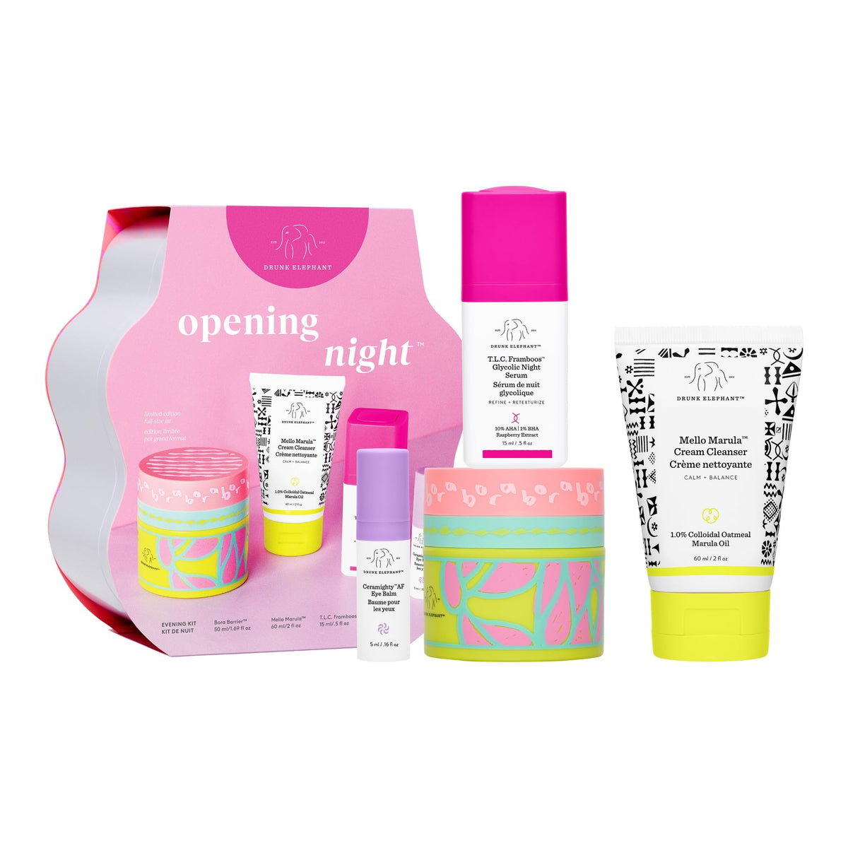 Drunk Elephant Opening Night Skincare Kit Set