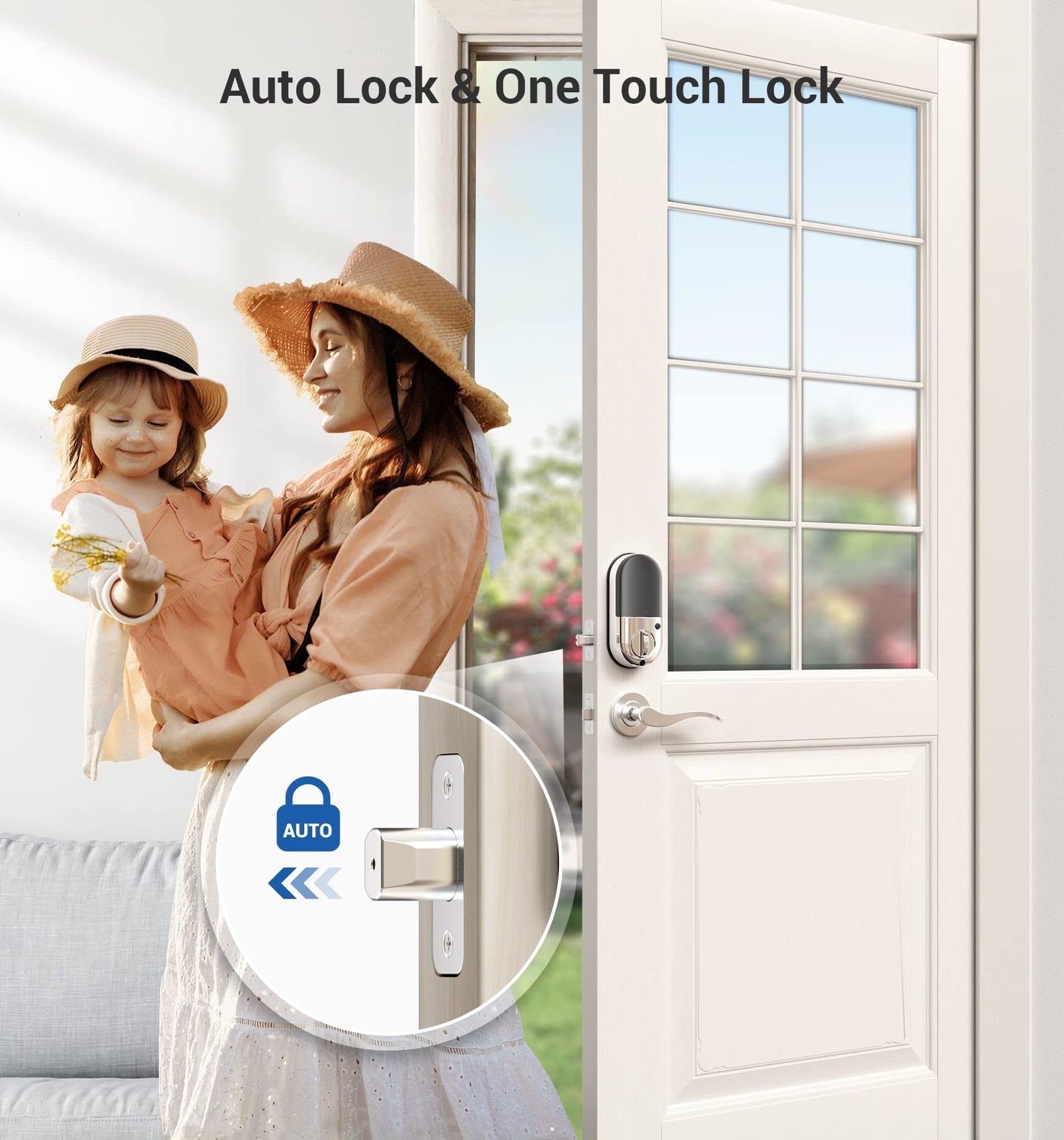 Veise Smart Fingerprint Door Lock with Keypad