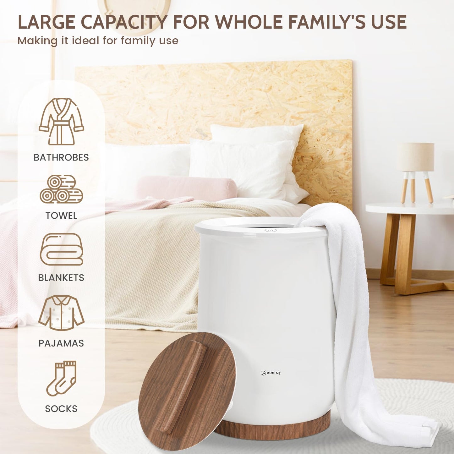 Keenray Luxury Towel Warmer for Oversized Towels