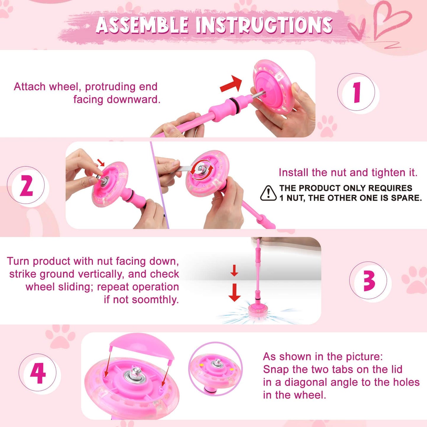 Gretex Ankle Skip Ball Toy for Girls