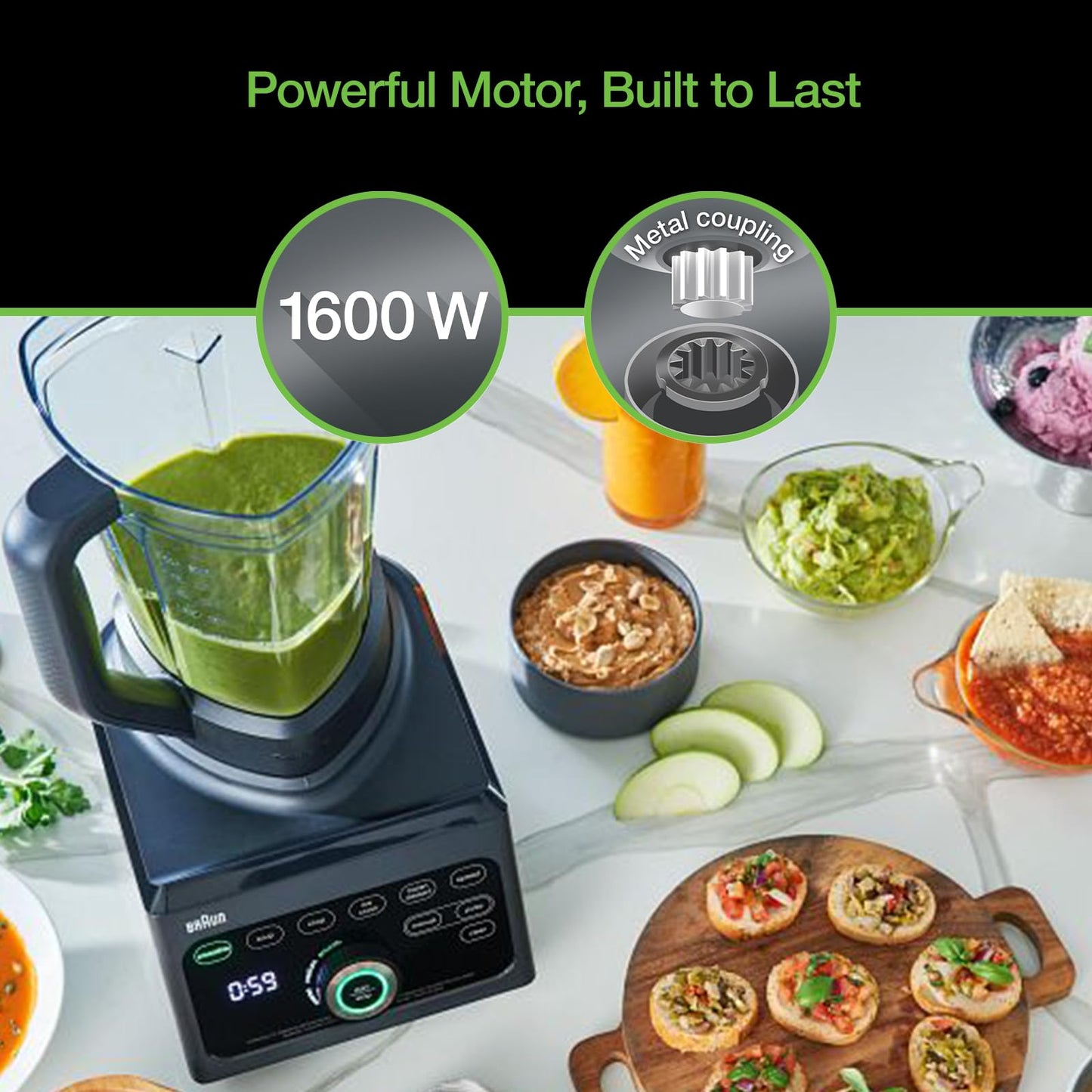 Braun TriForce Pro Power Blender with Smoothie2Go