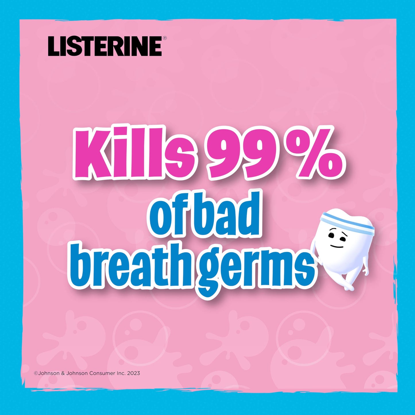 Listerine Alcohol-Free Kids Anticavity Fluoride Mouthwash, ADA Accepted for Cavity Protection and Bad Breath - Bubblegum, 3 Packs 16.9 oz