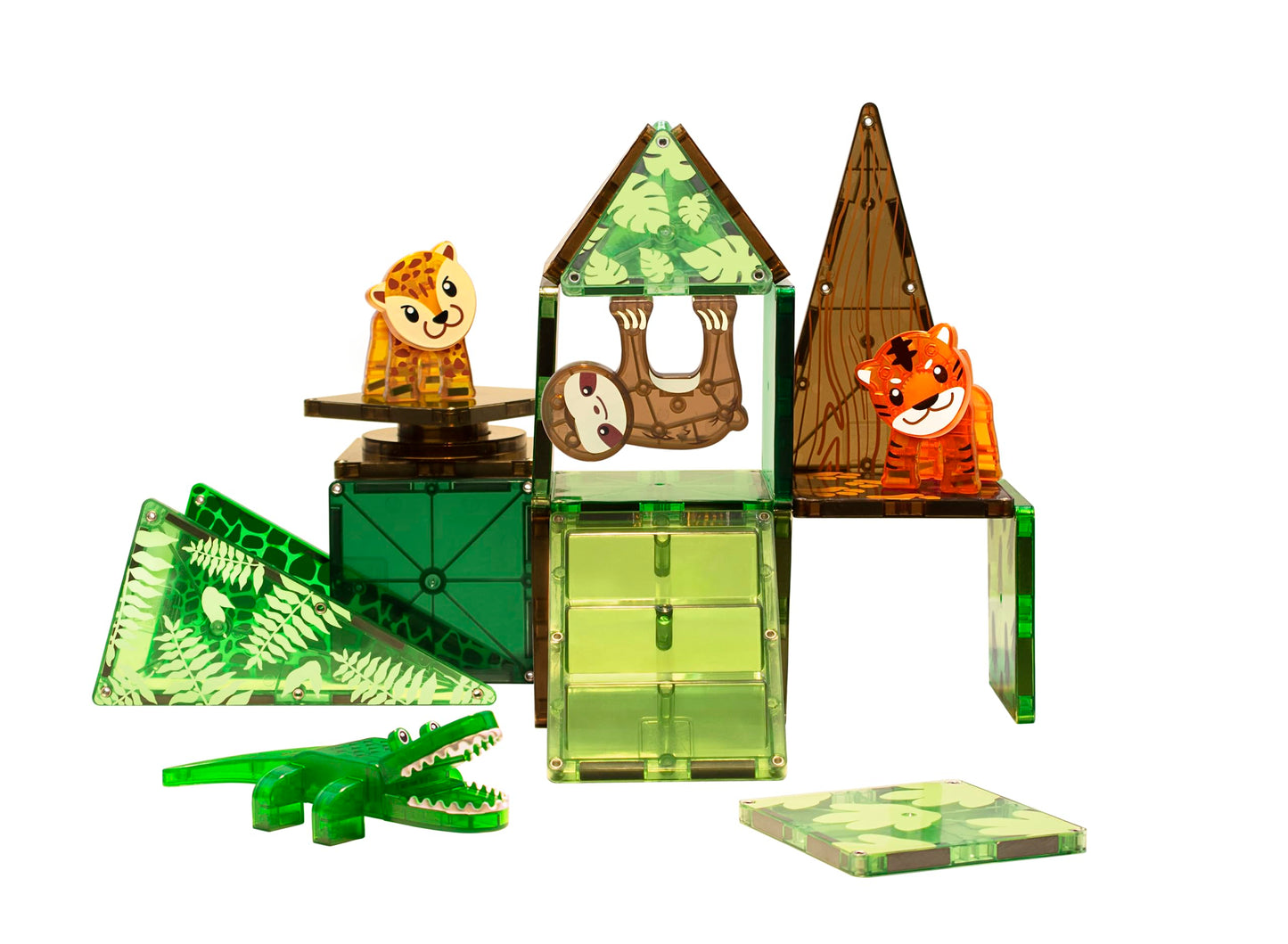 MAGNA-TILES Jungle Animals 25-Piece Set