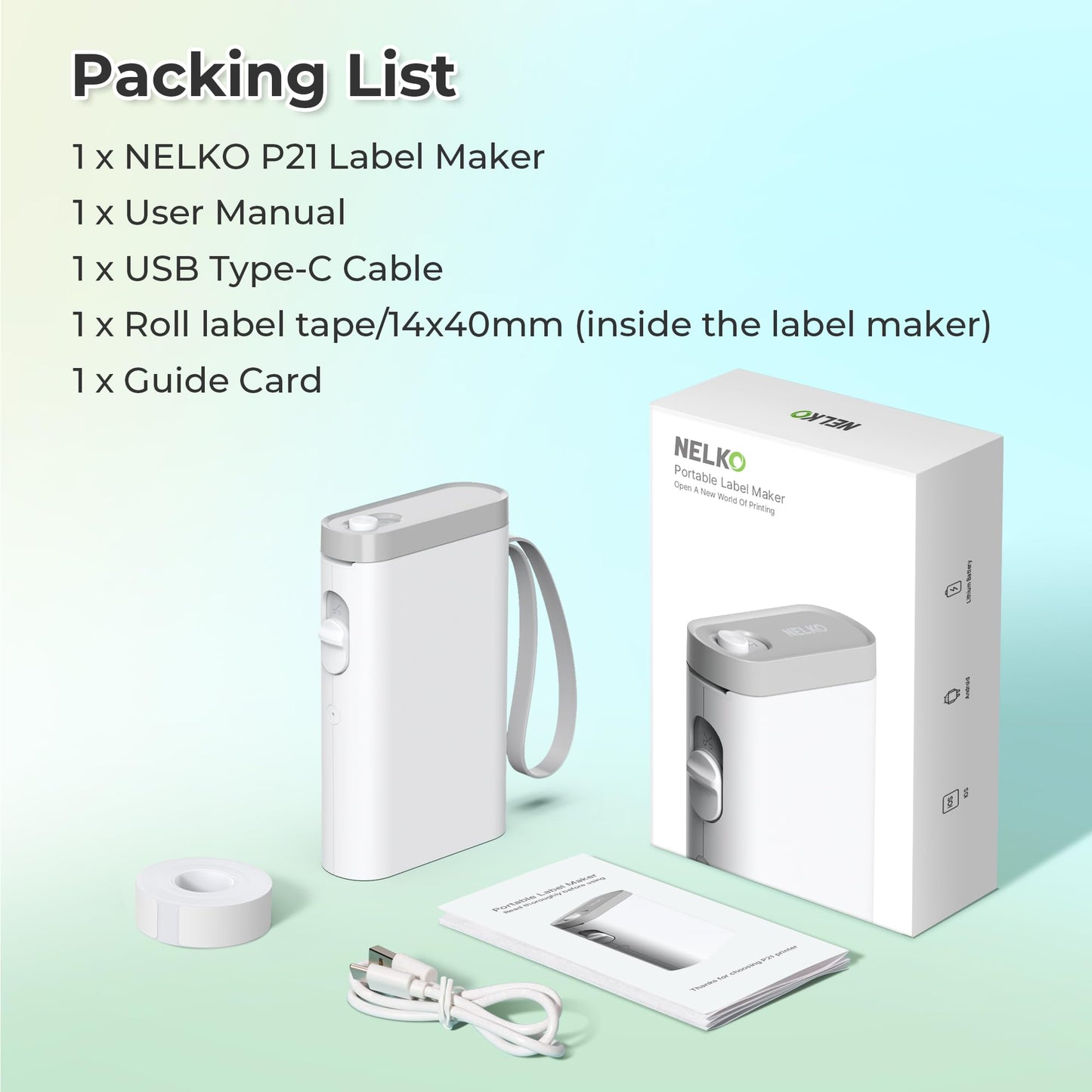 Bluetooth Label Maker for Office and Home
