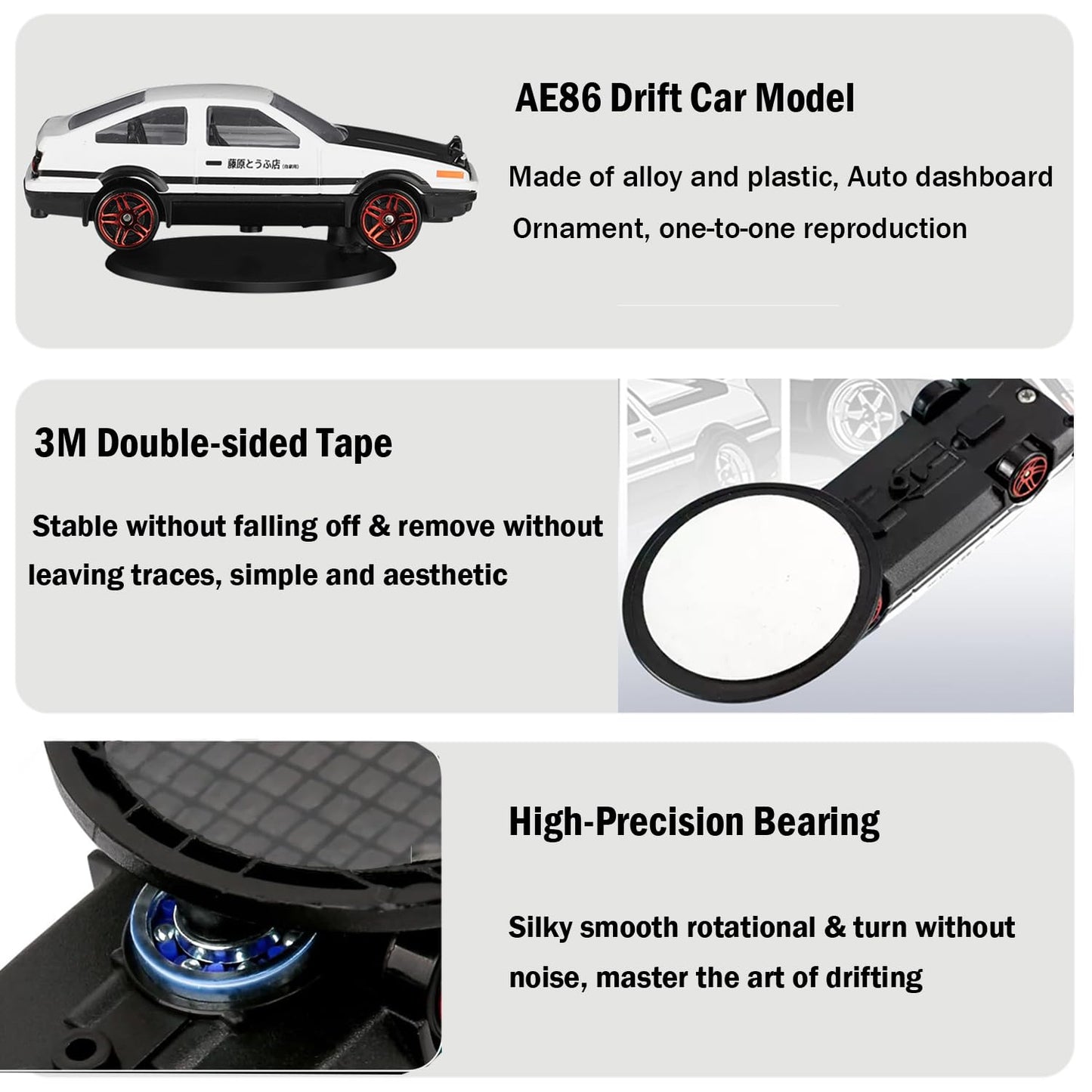 Classic AE86 Drift Car Dashboard Ornament