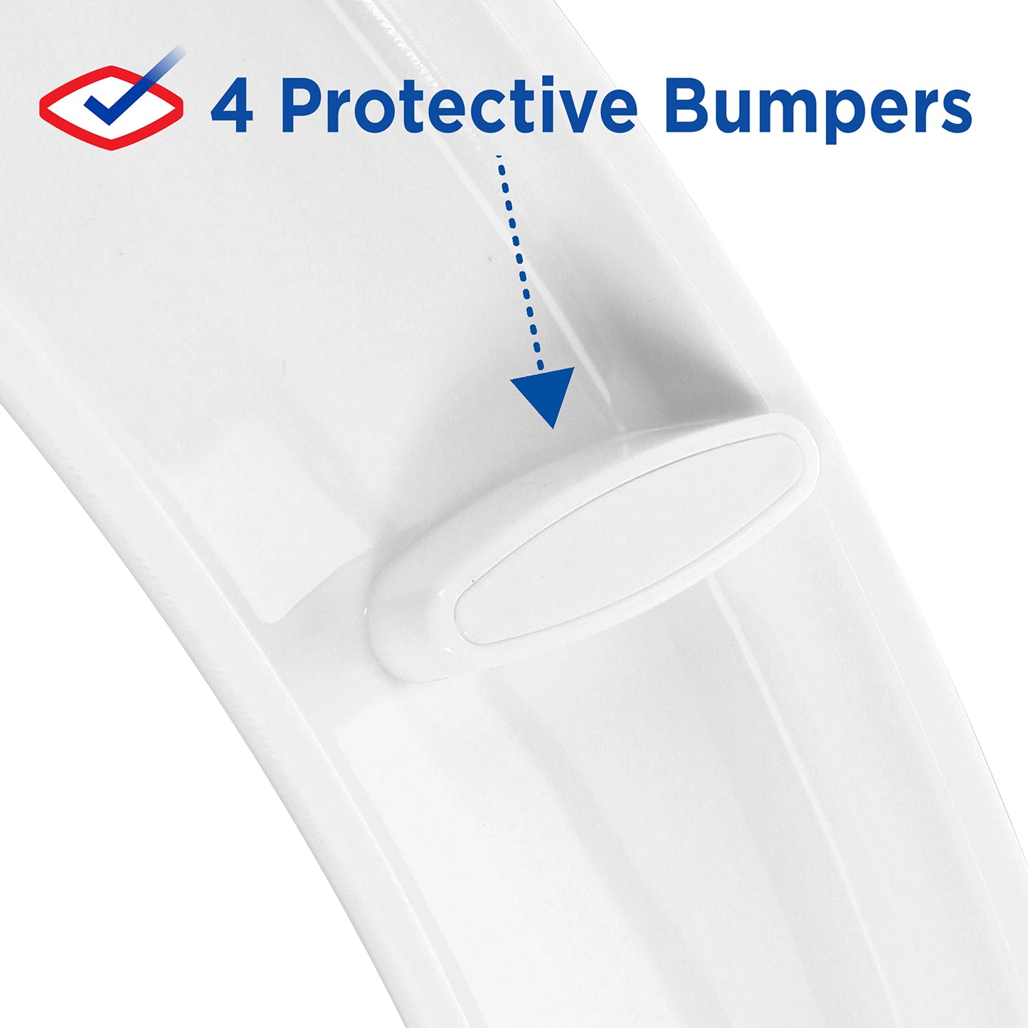 Clorox Round Scented Plastic Toilet Seat with Easy-Off Hinges
