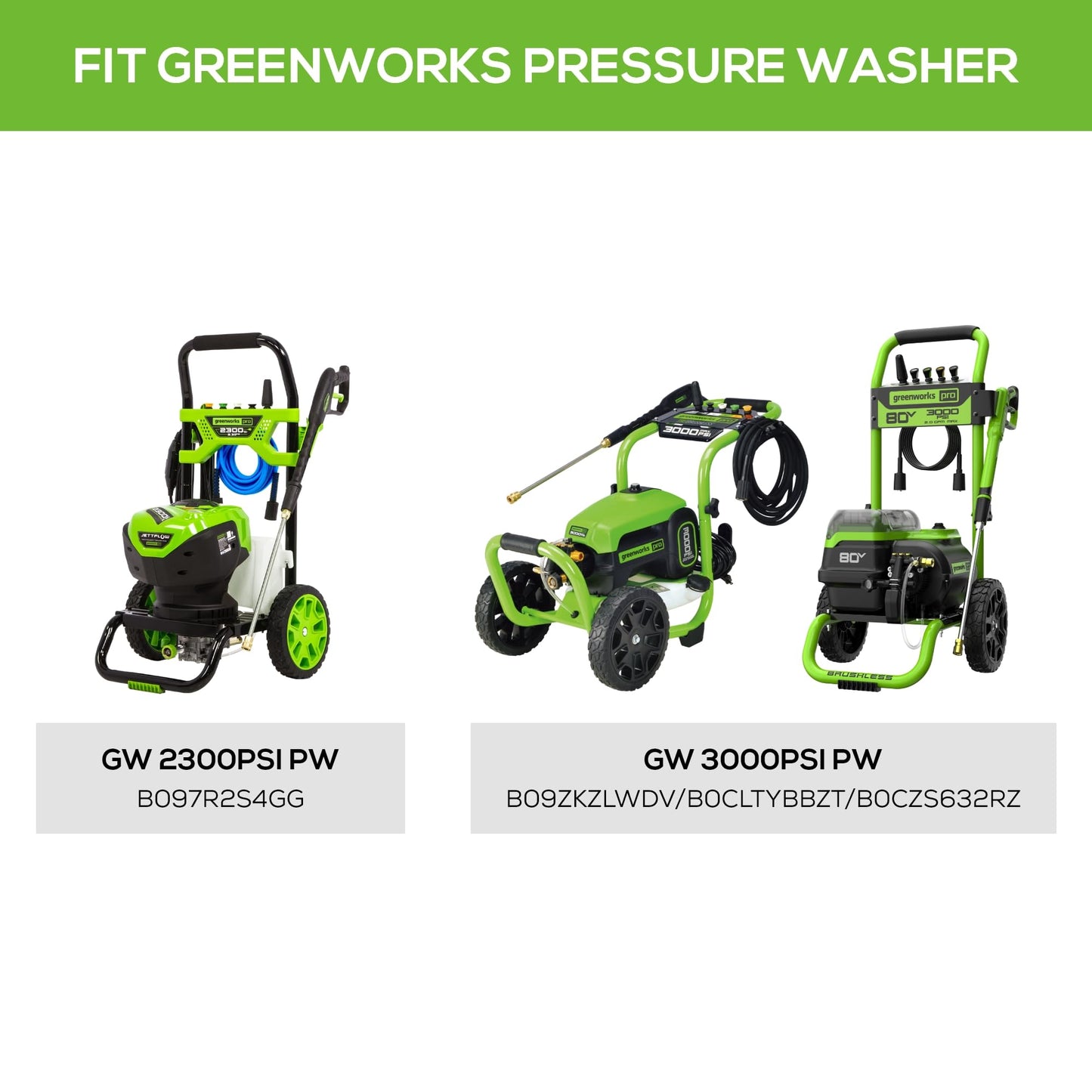 Greenworks 12" Pressure Washer Surface Cleaner Attachment
