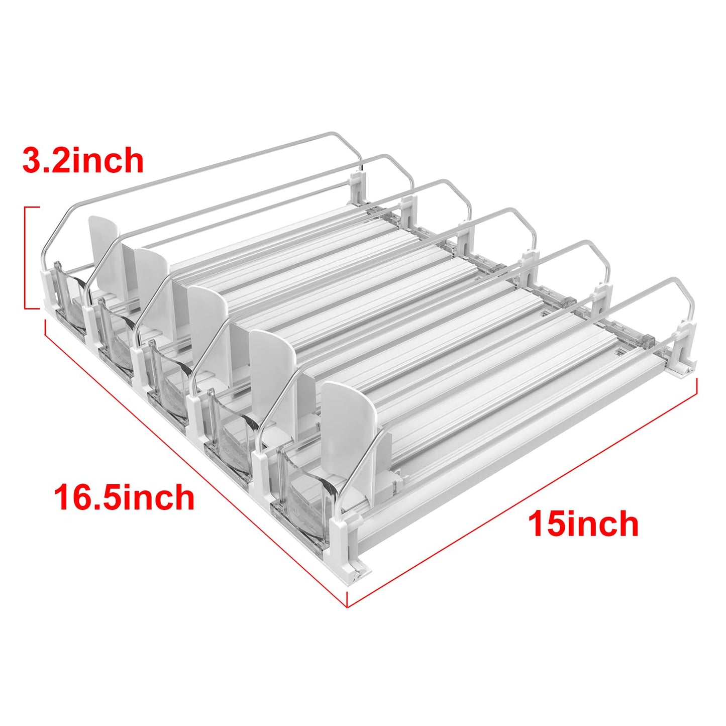 Drink Dispenser Beverage Organizer for Refrigerator