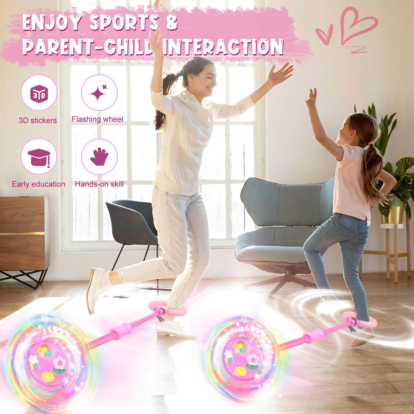 Gretex Ankle Skip Ball Toy for Girls