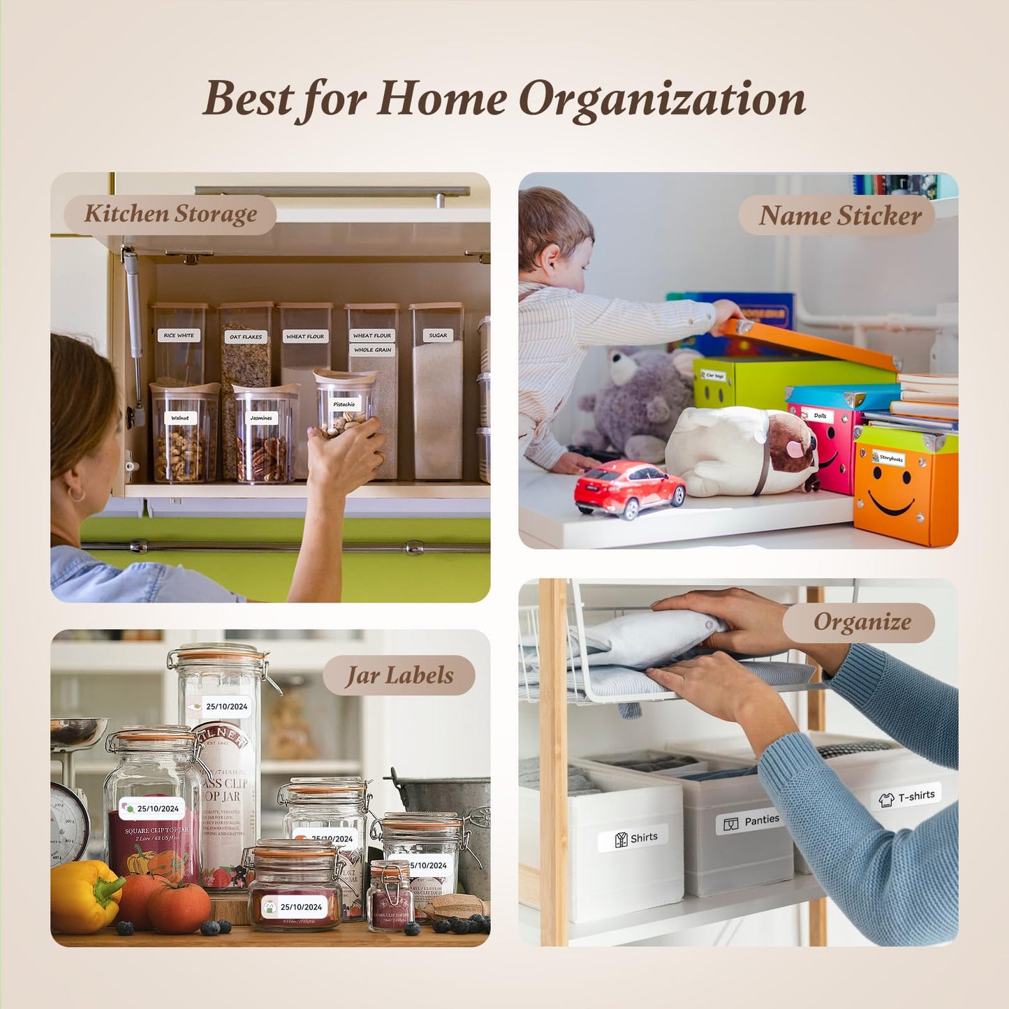 NIIMBOT Bluetooth Label Maker for Home Organization