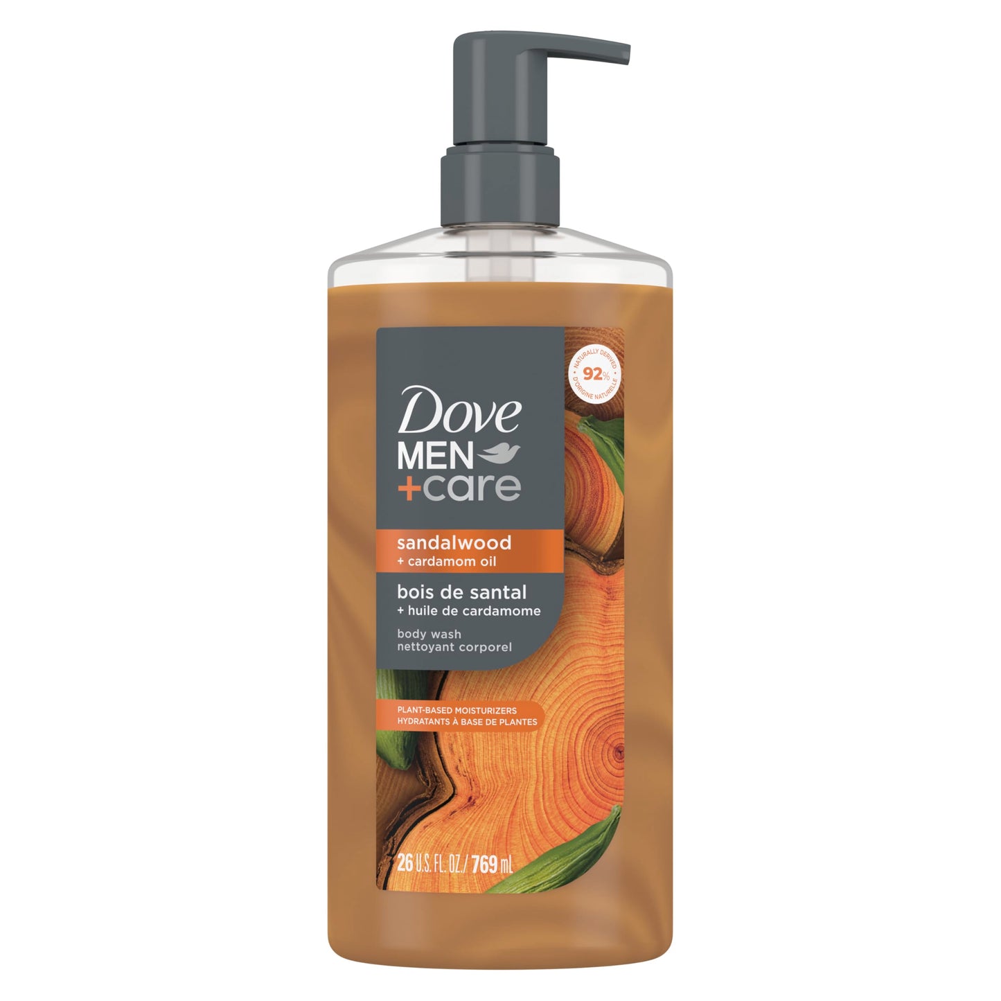 DOVE MEN + CARE Sandalwood Body Wash 26 oz