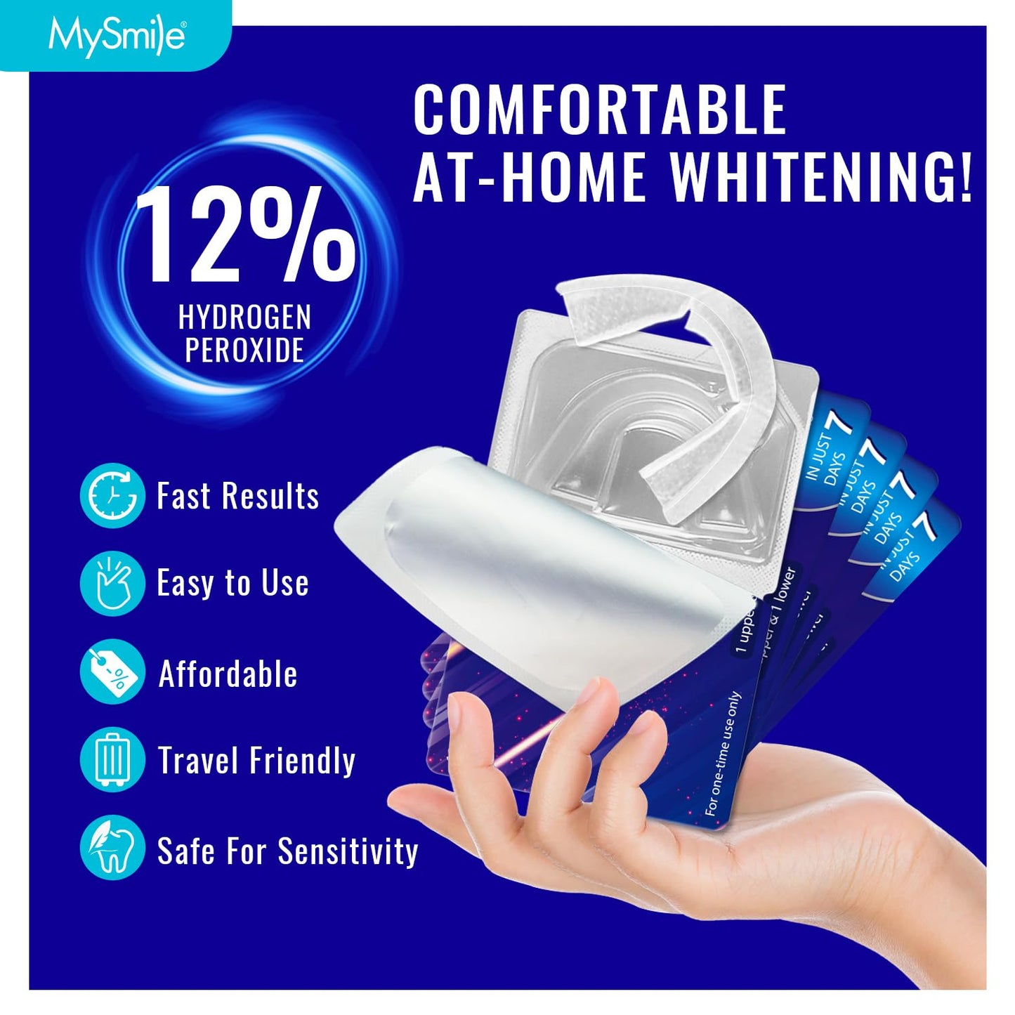 MySmile Teeth Whitening Trays Kit for Sensitive Teeth