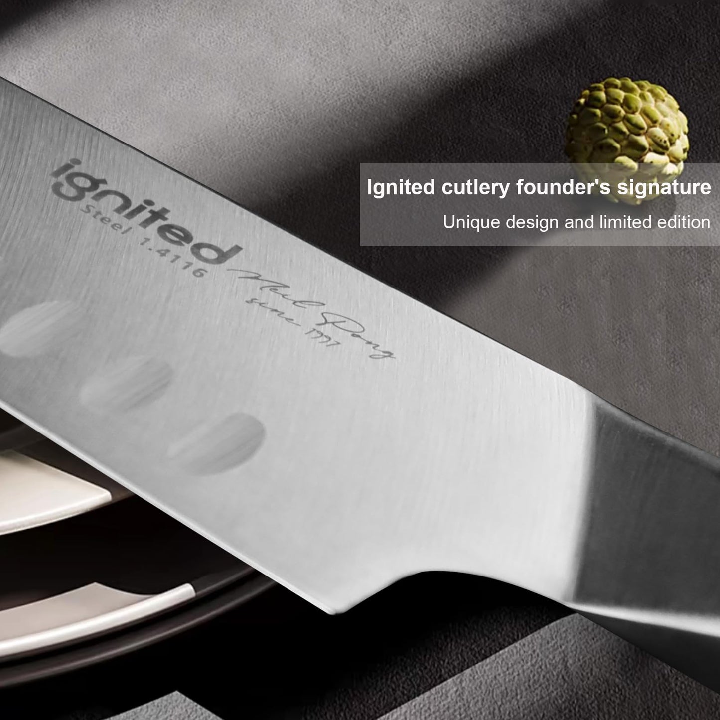 7 Inch Santoku Knife by IGNITED CUTLERY