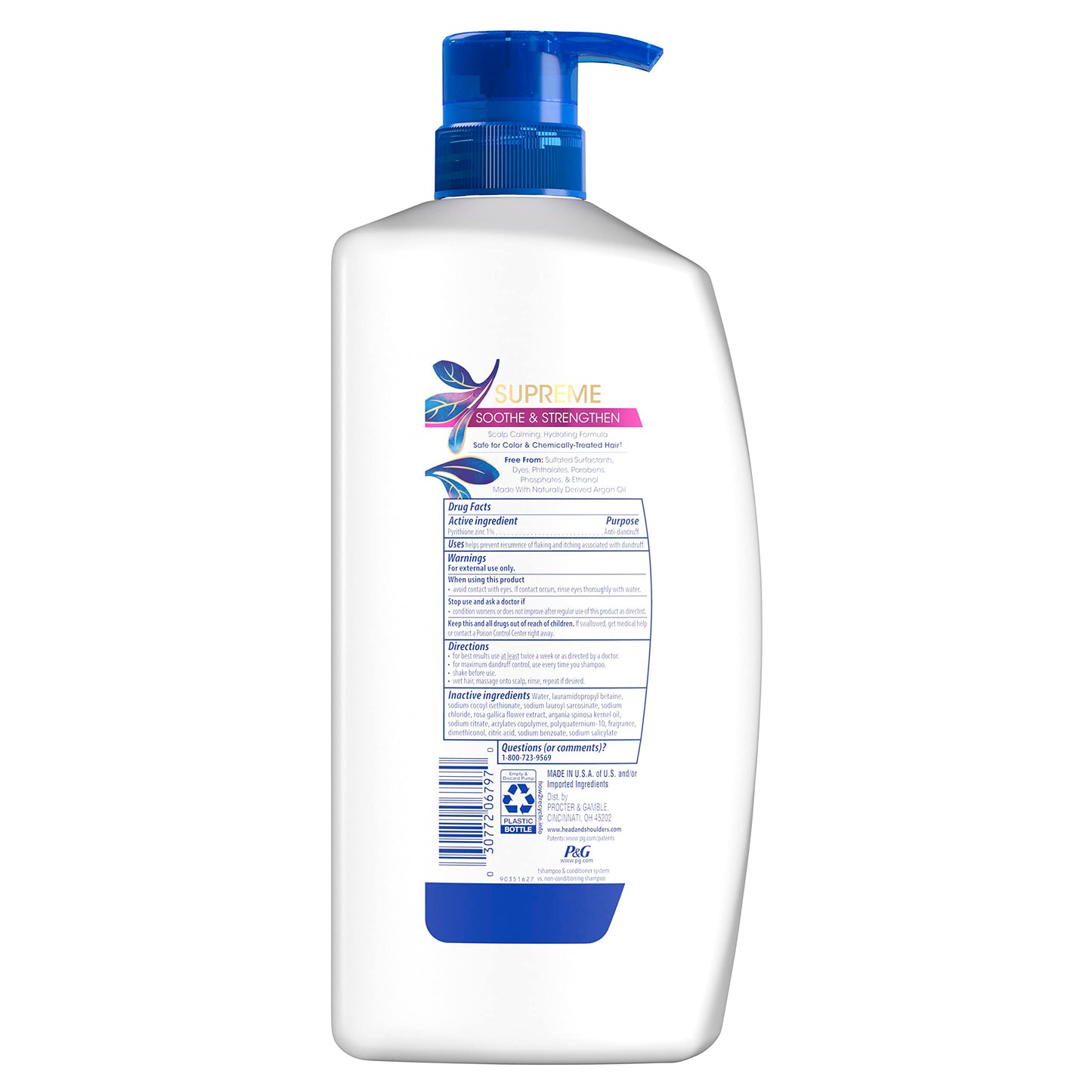 Head & Shoulders Argan Oil Dandruff Shampoo 28.2 Fl Oz