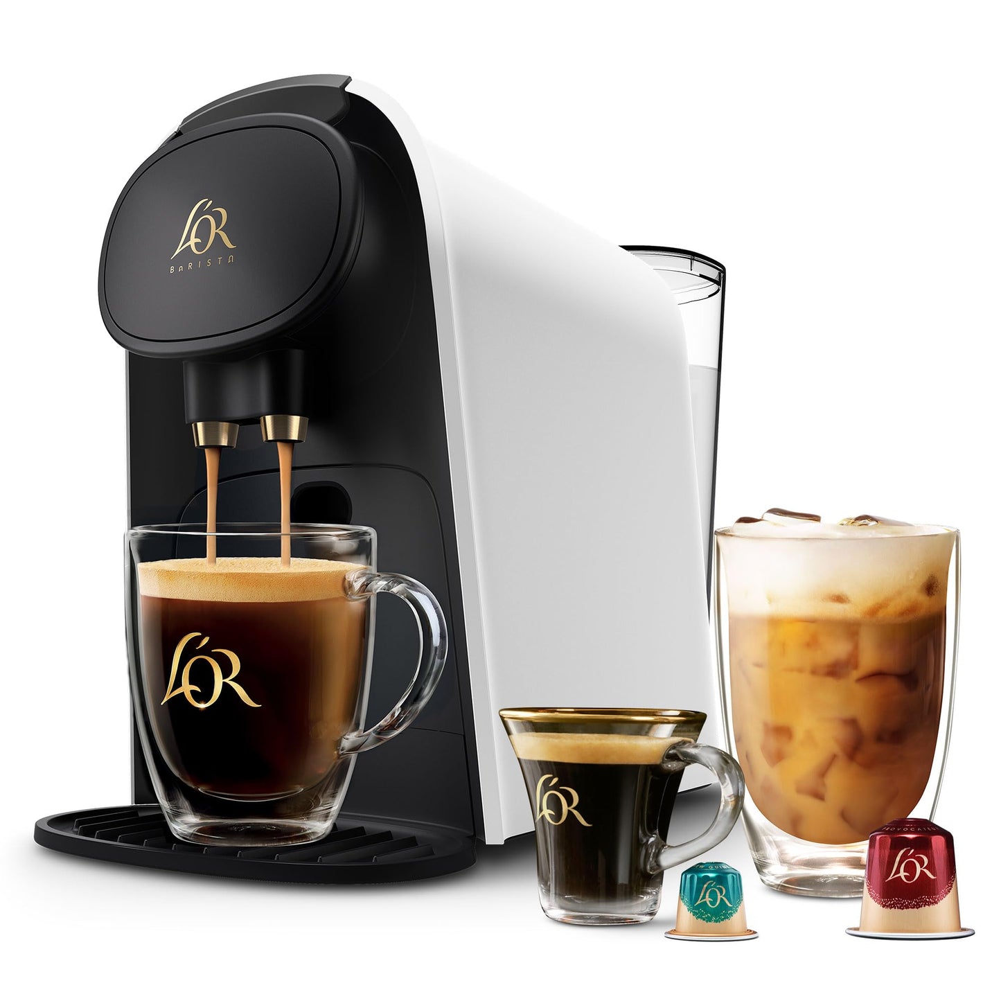 L'OR Barista Coffee and Espresso Machine Combo