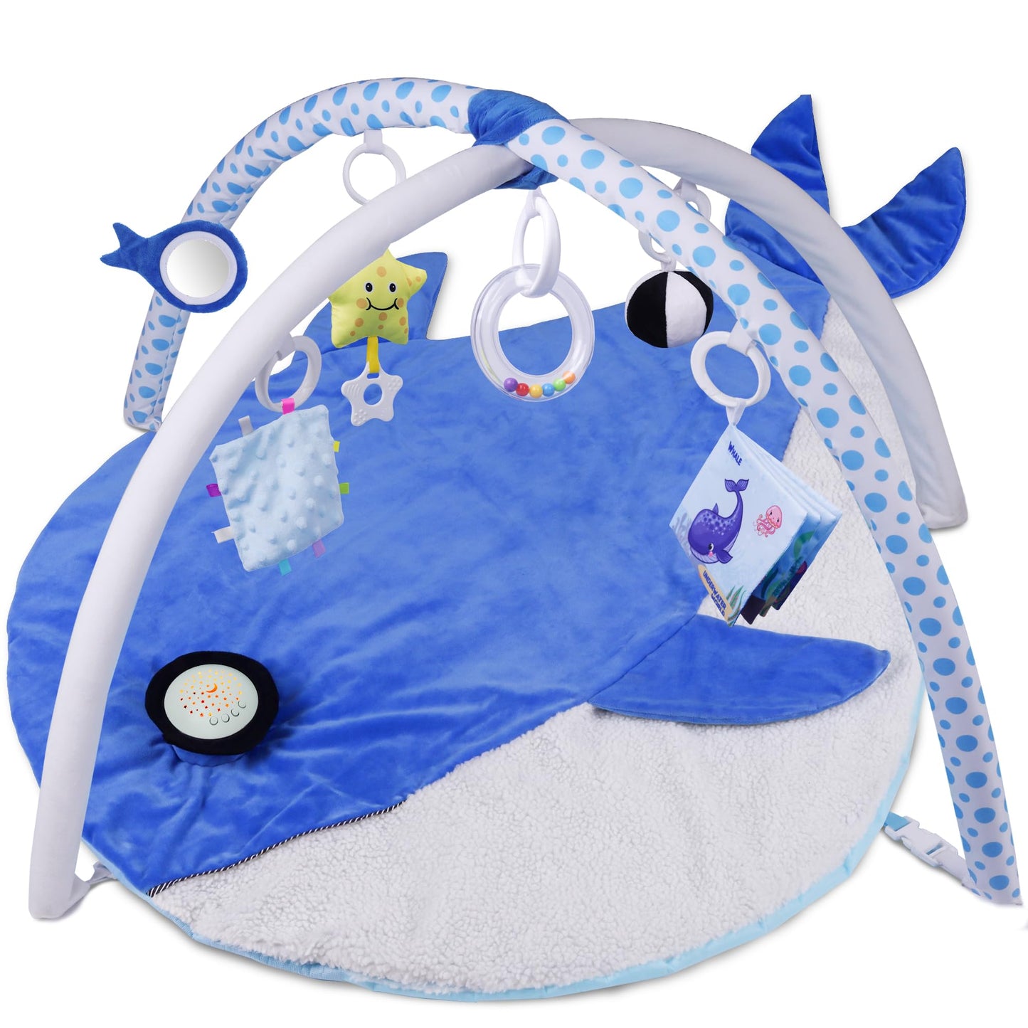 Baby Play Gym Mat with Music & Lights