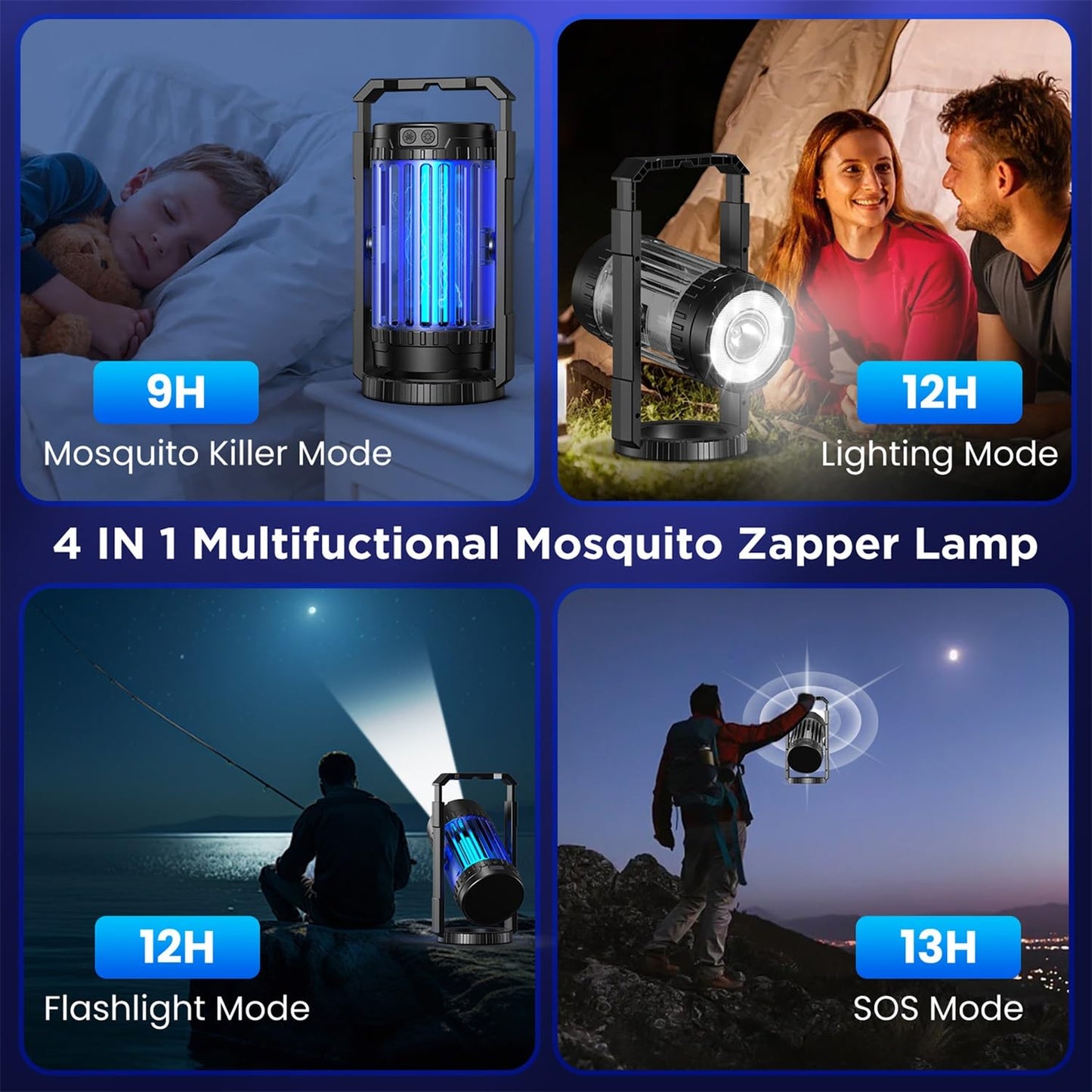 Rechargeable Evolpol 4-in-1 Mosquito Zapper
