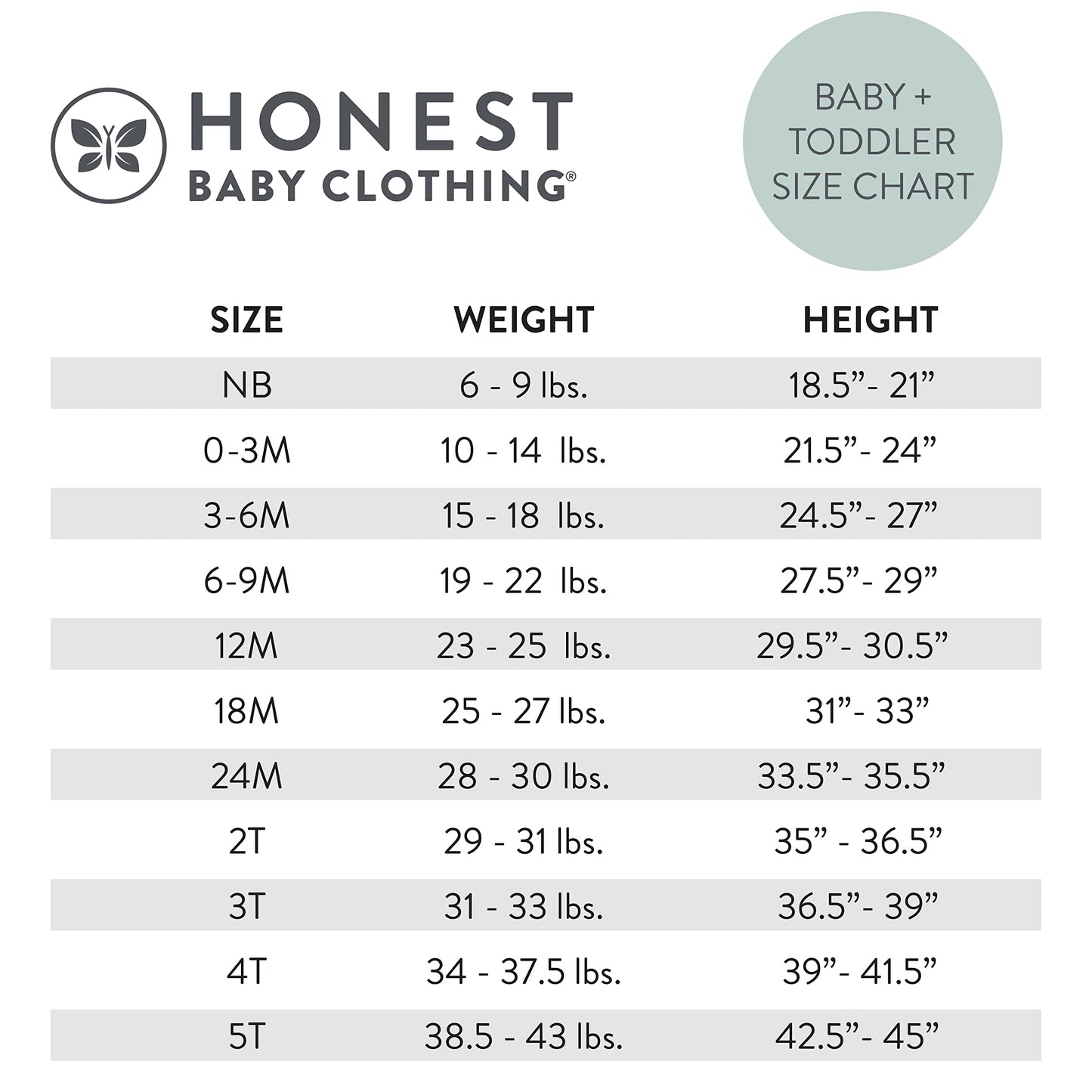 HonestBaby Organic Cotton Short Sleeve T-Shirt Multi-Packs, 10-Pack Bright White, 0-3 Months