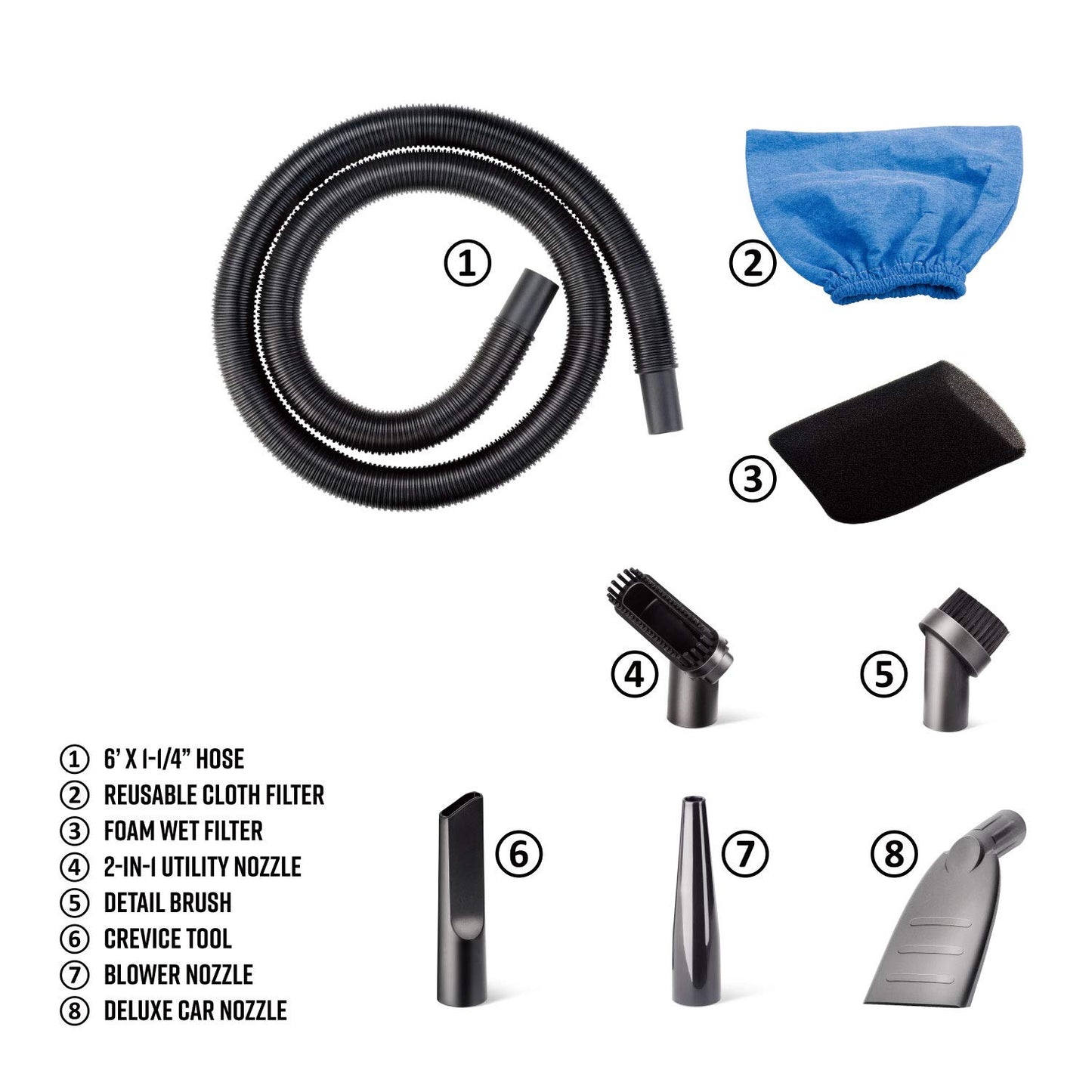 2.5 Gallon Armor All Wet/Dry Vacuum