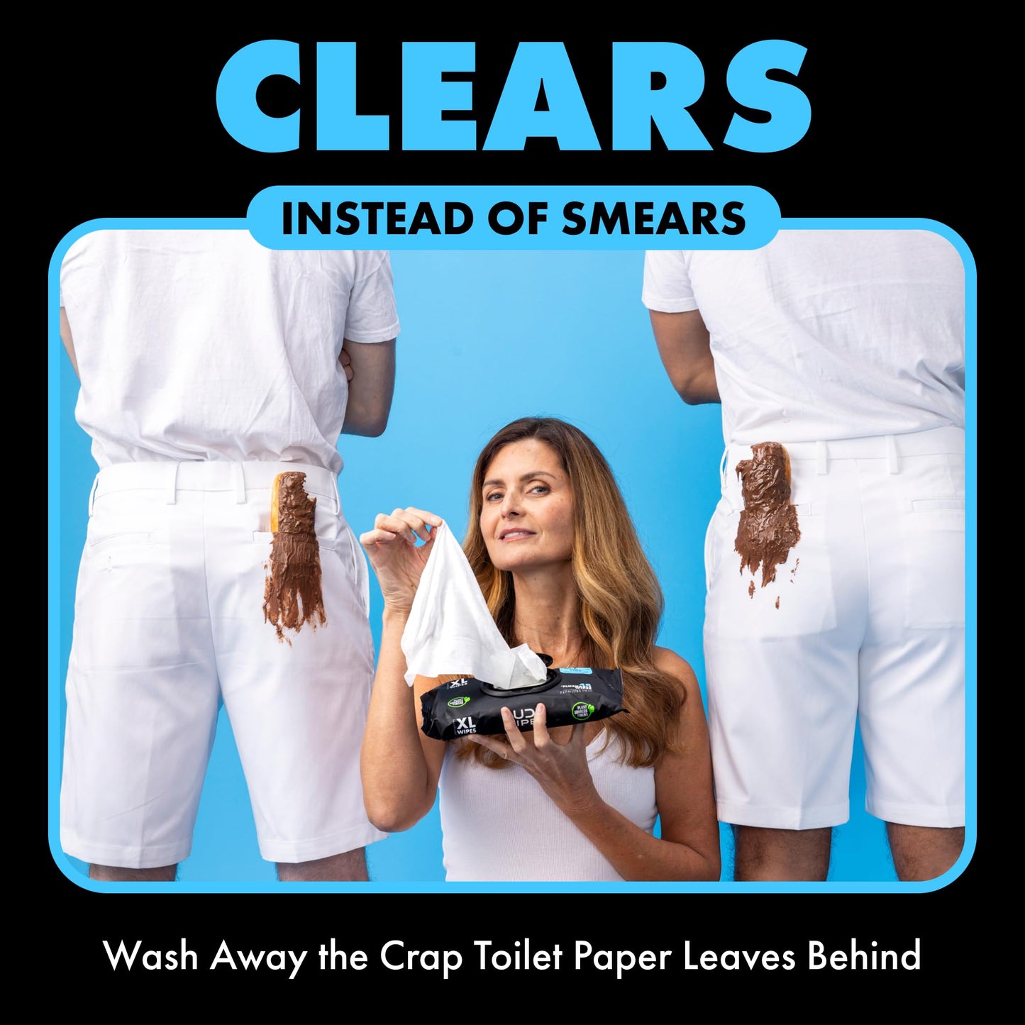 288 Count DUDE Wipes - Flushable Wet Wipes