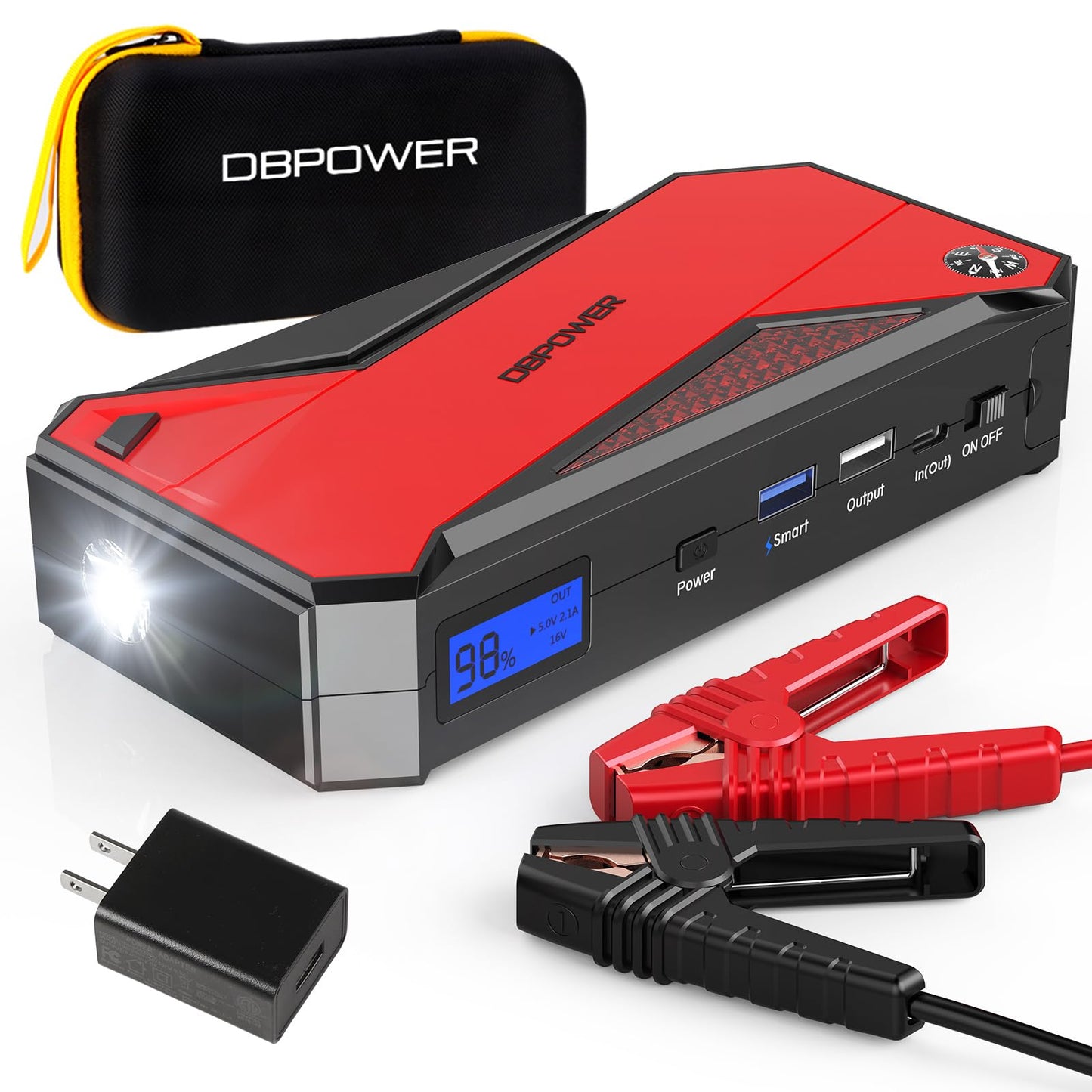 DBPOWER 2000A Portable Car Jump Starter