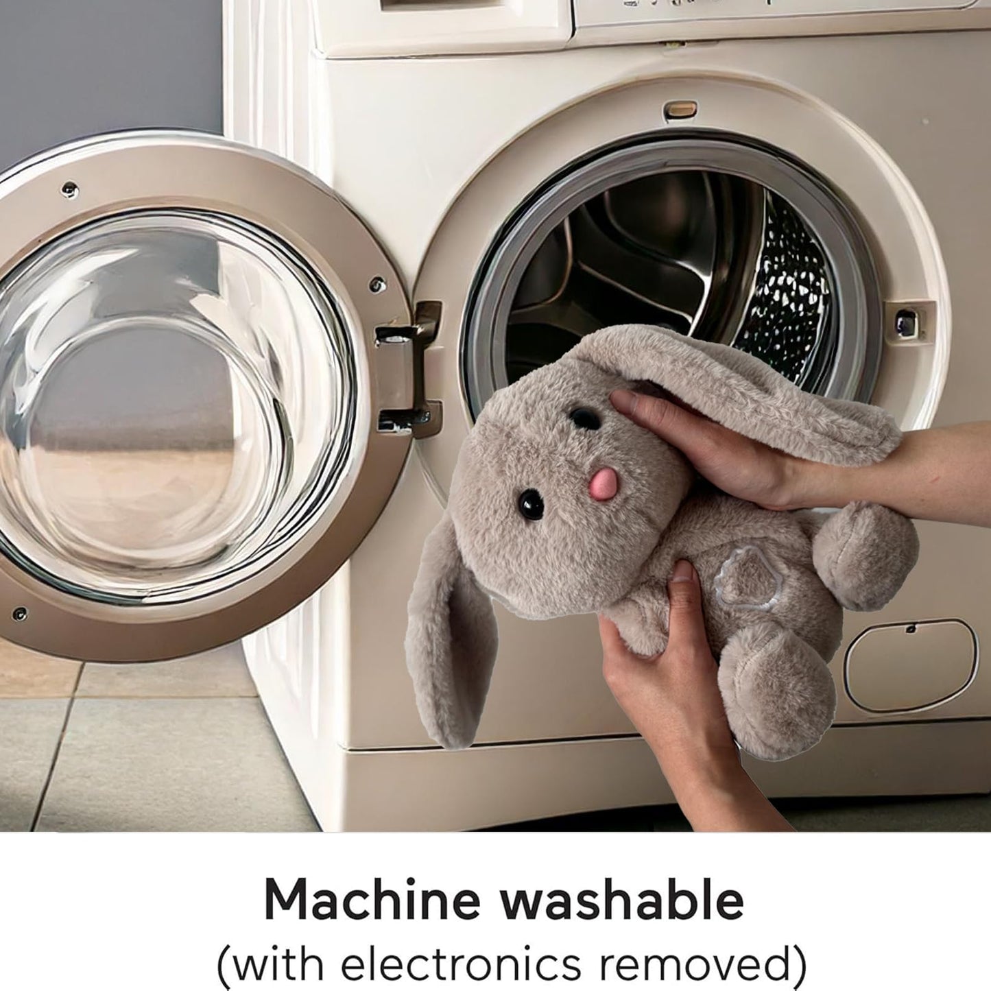 Breathing Rabbit Stuffed Animal
