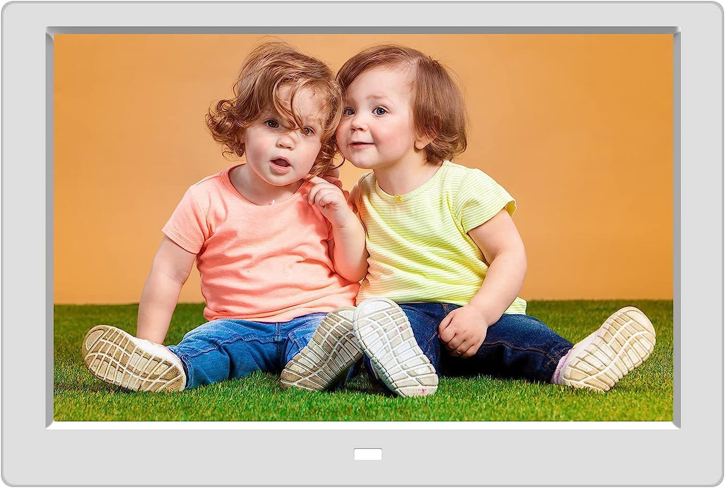 10.1 inch Digital Photo Frame with Remote Control, Electronic Picture Frame Large Display, Share Moments via SD Card and Mini USB, Wall Mountable, 1080P HD Resolution, Built-in Clock & Calendar