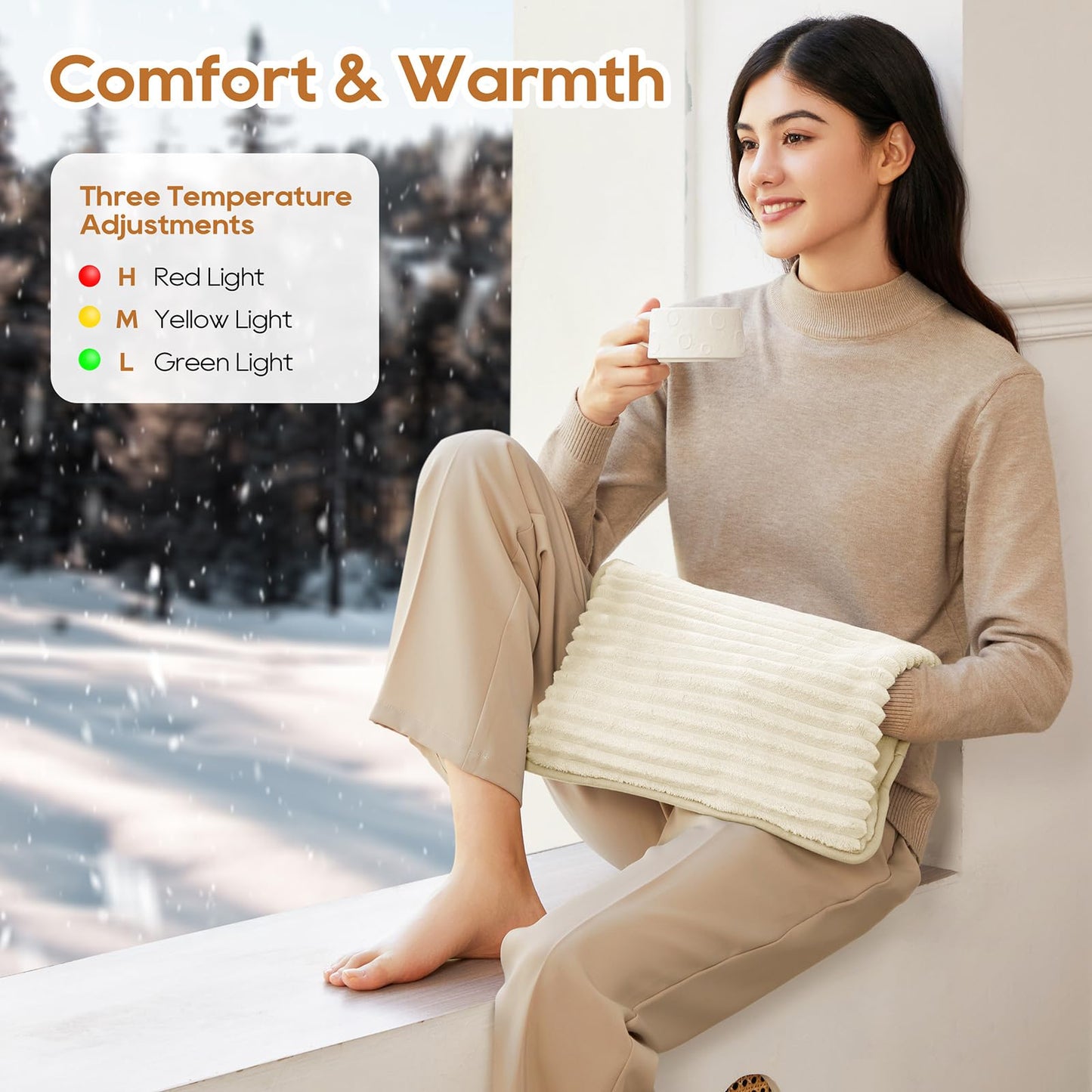 Electric Hand Warmers Fast Heating Pouch
