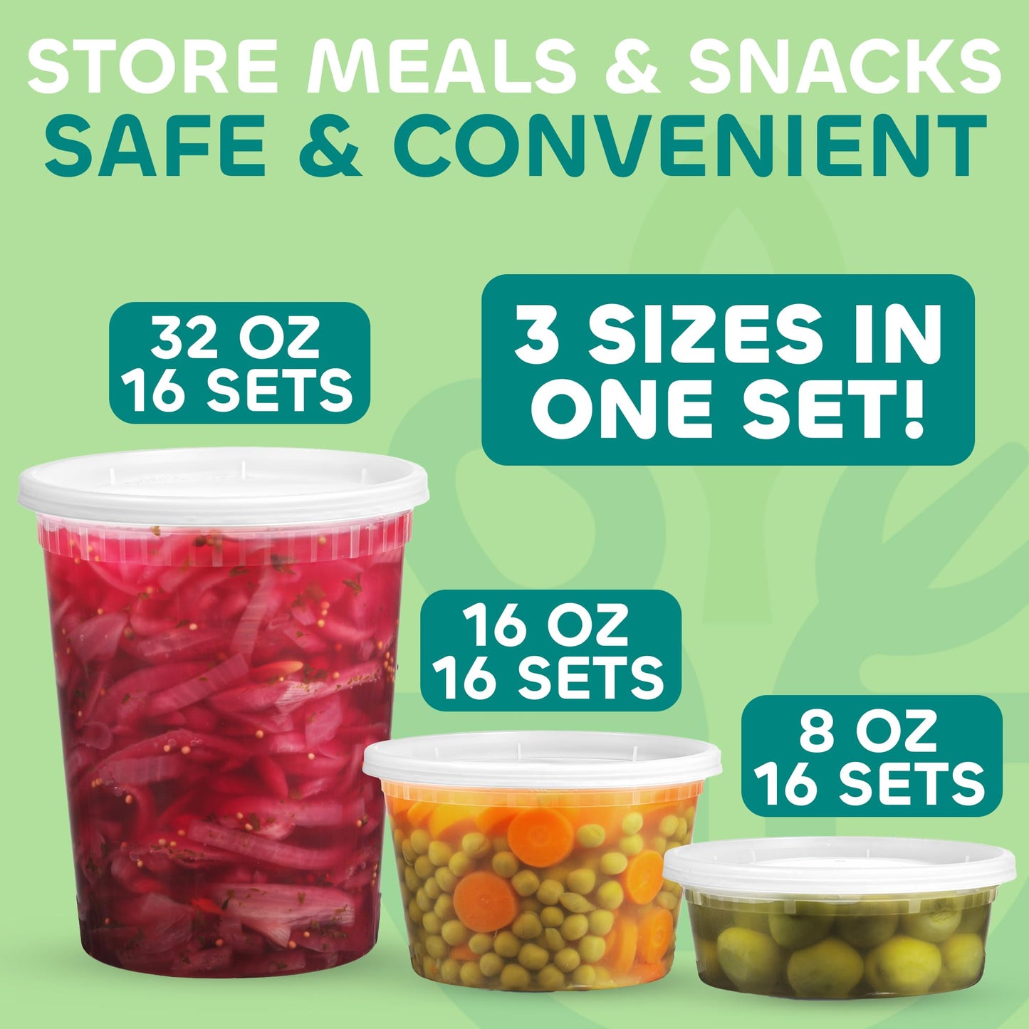 48 Pack JoyServe Food Storage Containers with Lids