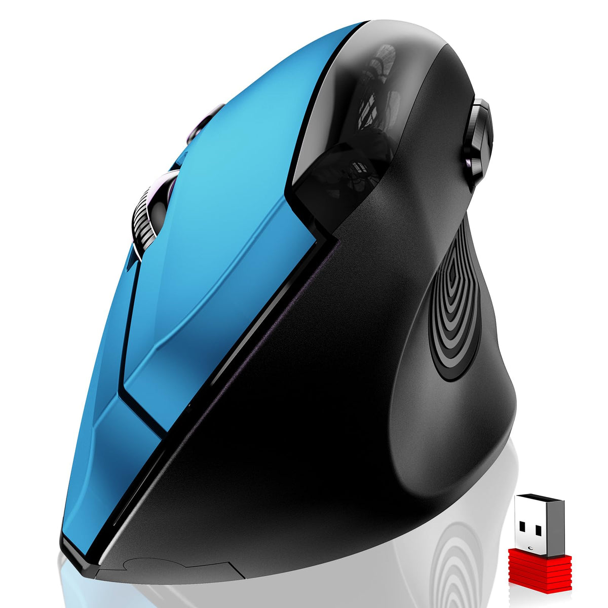 Wireless Ergonomic Vertical Mouse with Adjustable DPI