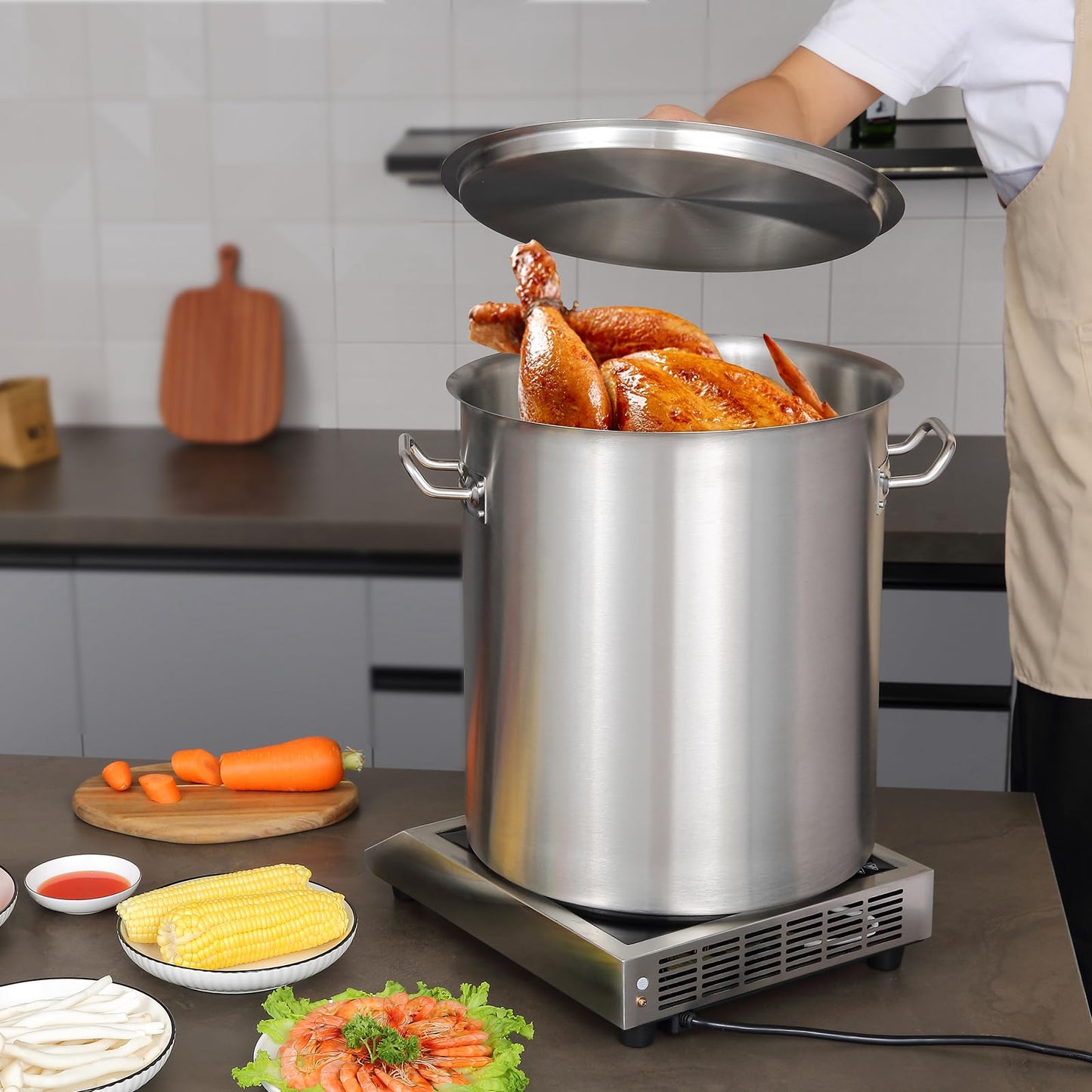 42QT VEVOR Stainless Steel Stockpot for Cooking