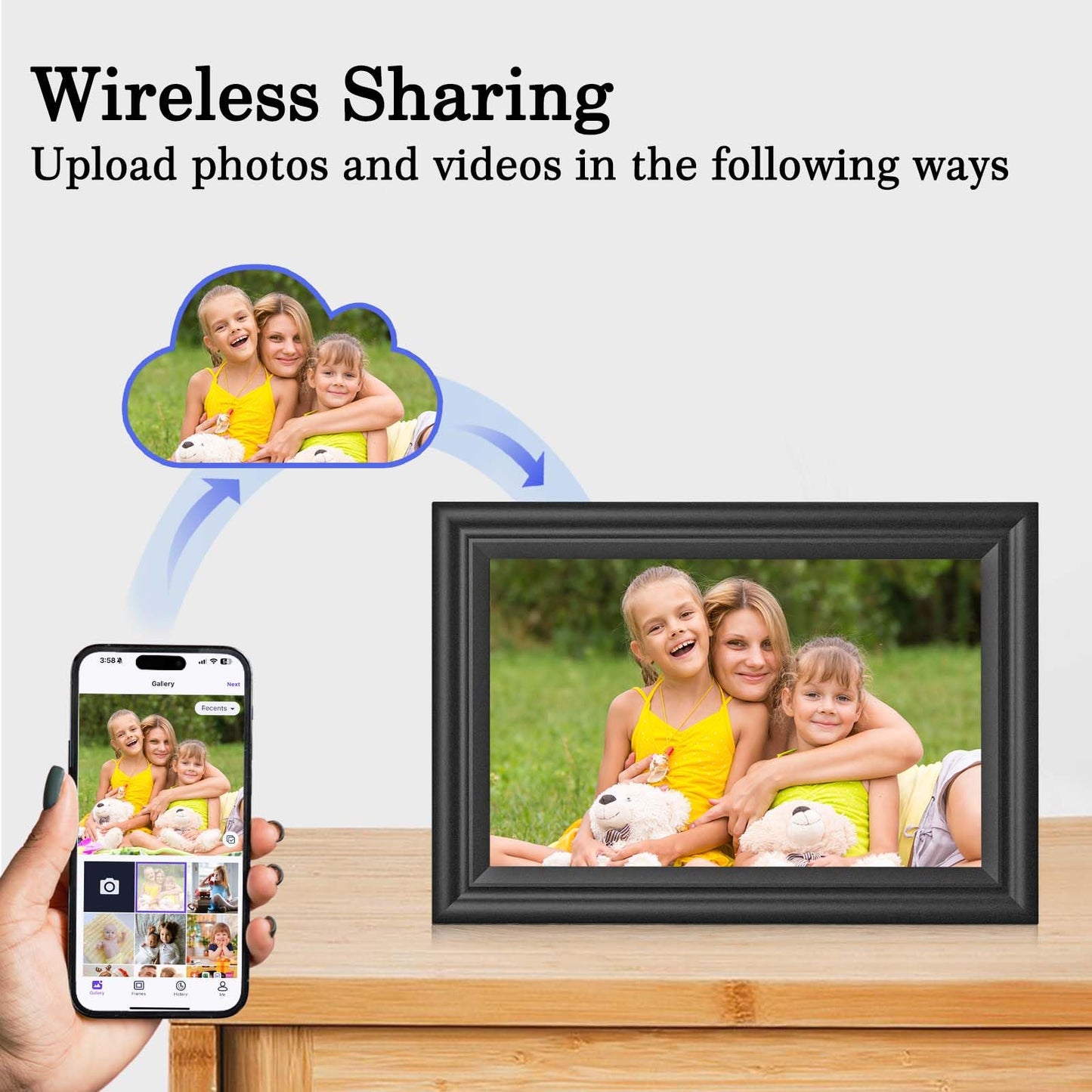10.1" WiFi Digital Picture Frame by VEALLIFE