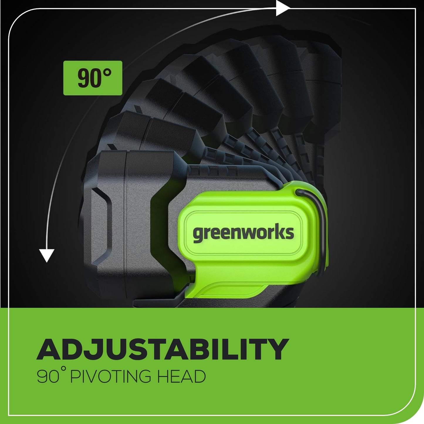 Greenworks 24V Cordless LED Flashlight Kit