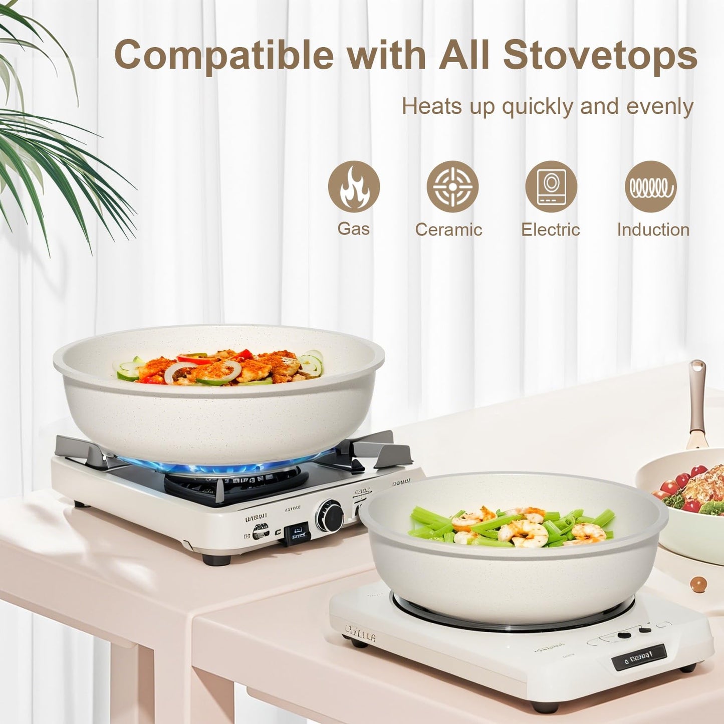 13-Piece Nonstick Cookware Set for Kitchen & RV