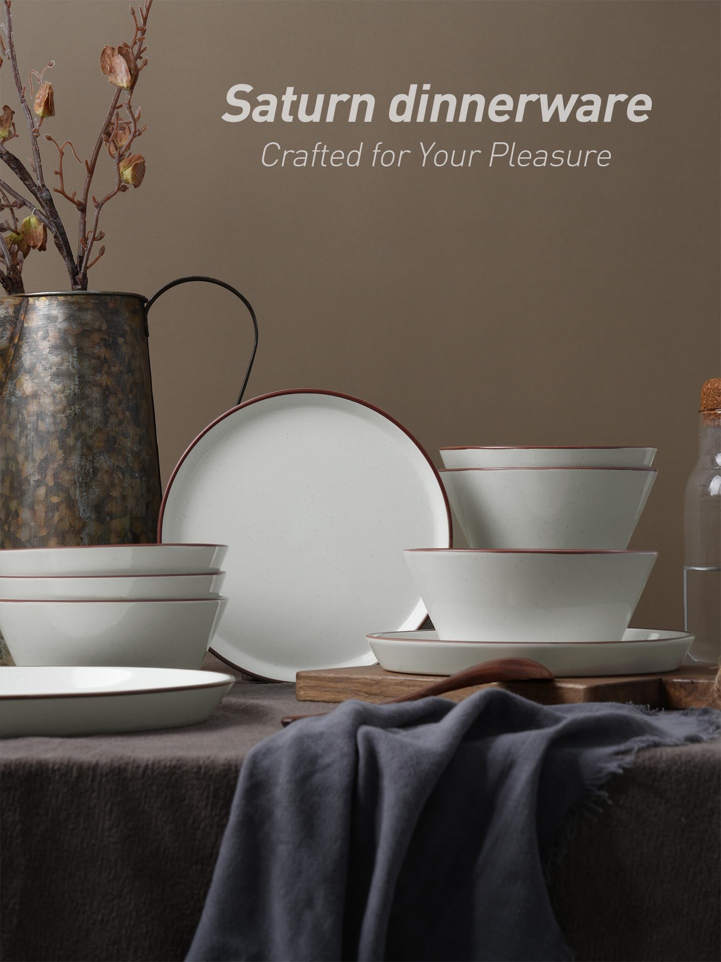12-Piece Dinnerware Set for 4 - Famiware