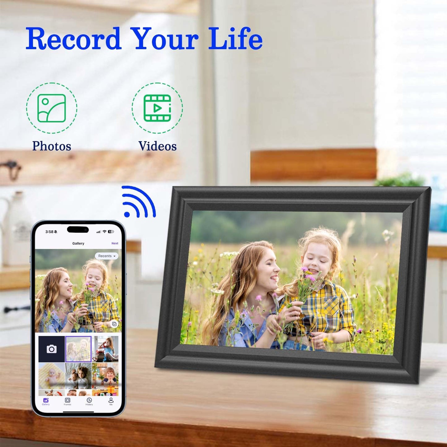 10.1" WiFi Digital Picture Frame by VEALLIFE