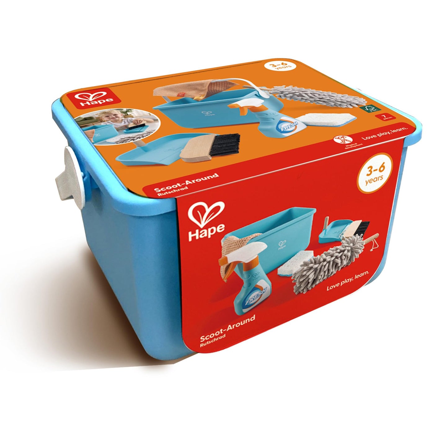 Hape Kids Cleaning Game Toy for 3 Years Plus