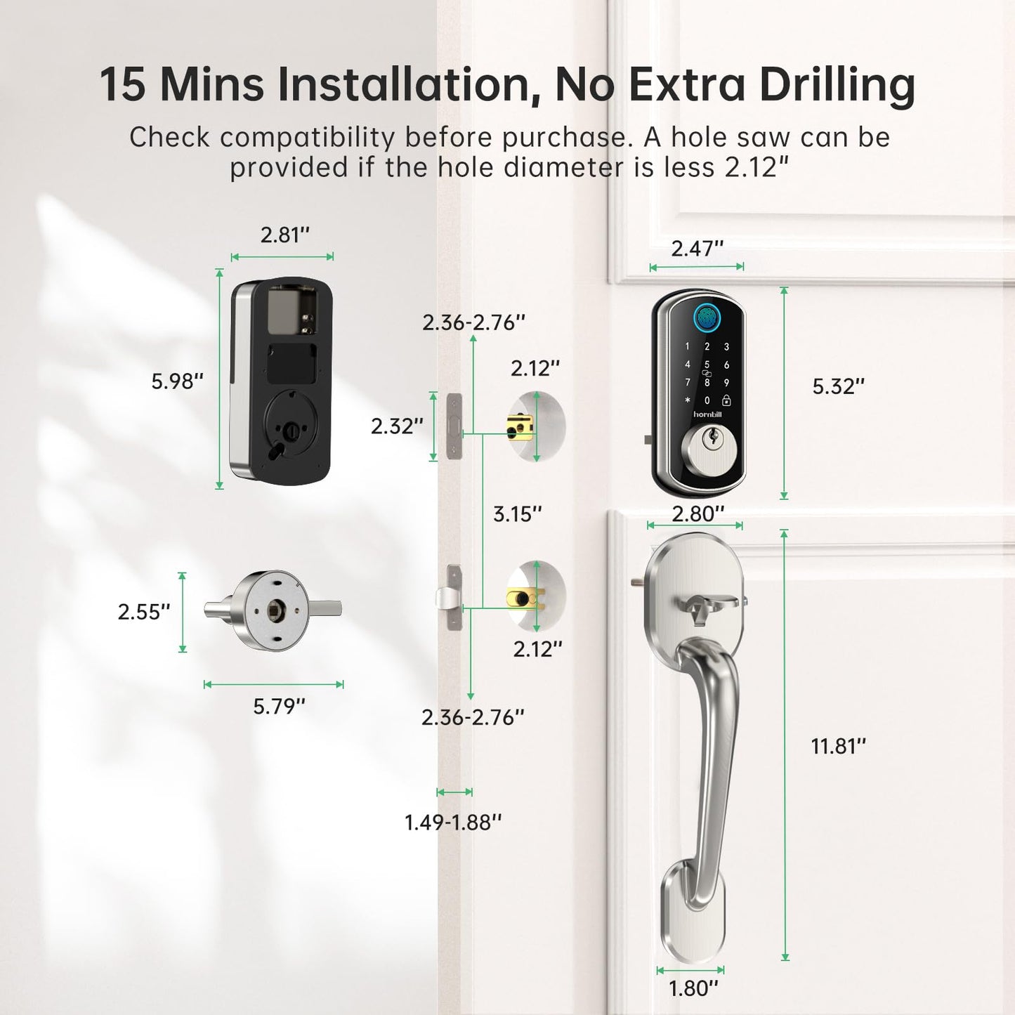 Smart Keyless WiFi Door Lock with Fingerprint