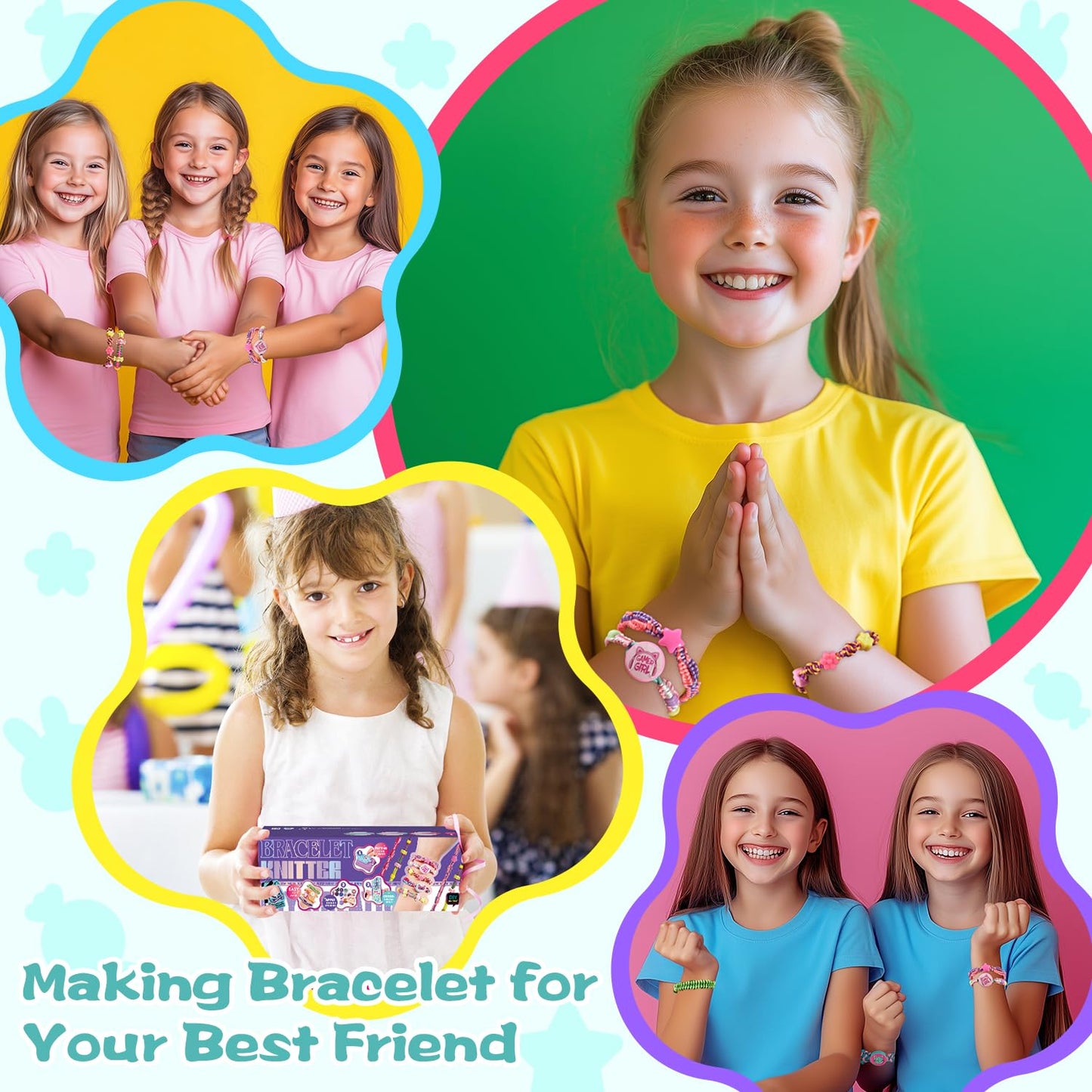 DIY Friendship Bracelet Making Kit for Kids