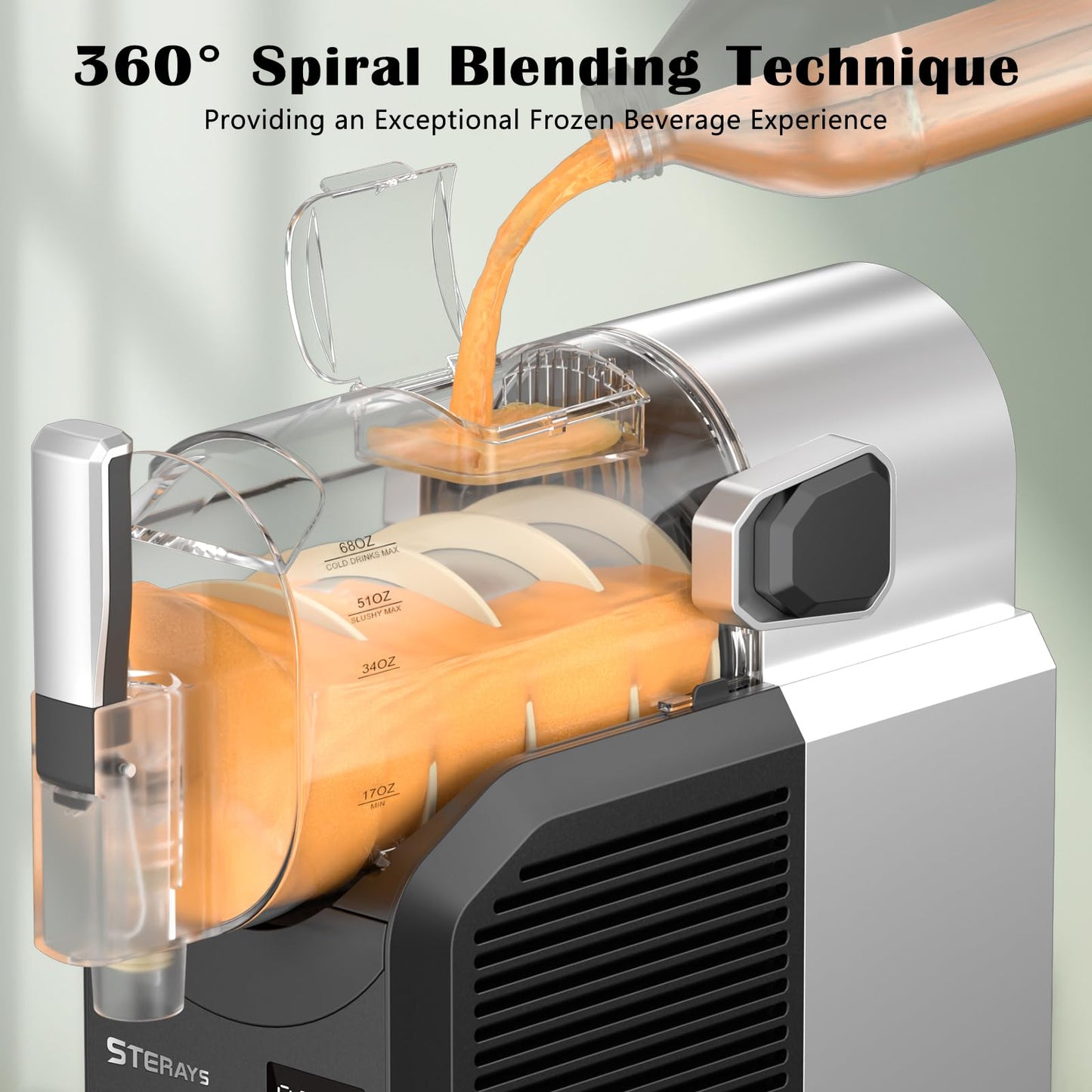 Slushie Machine with 6 Preset Programs