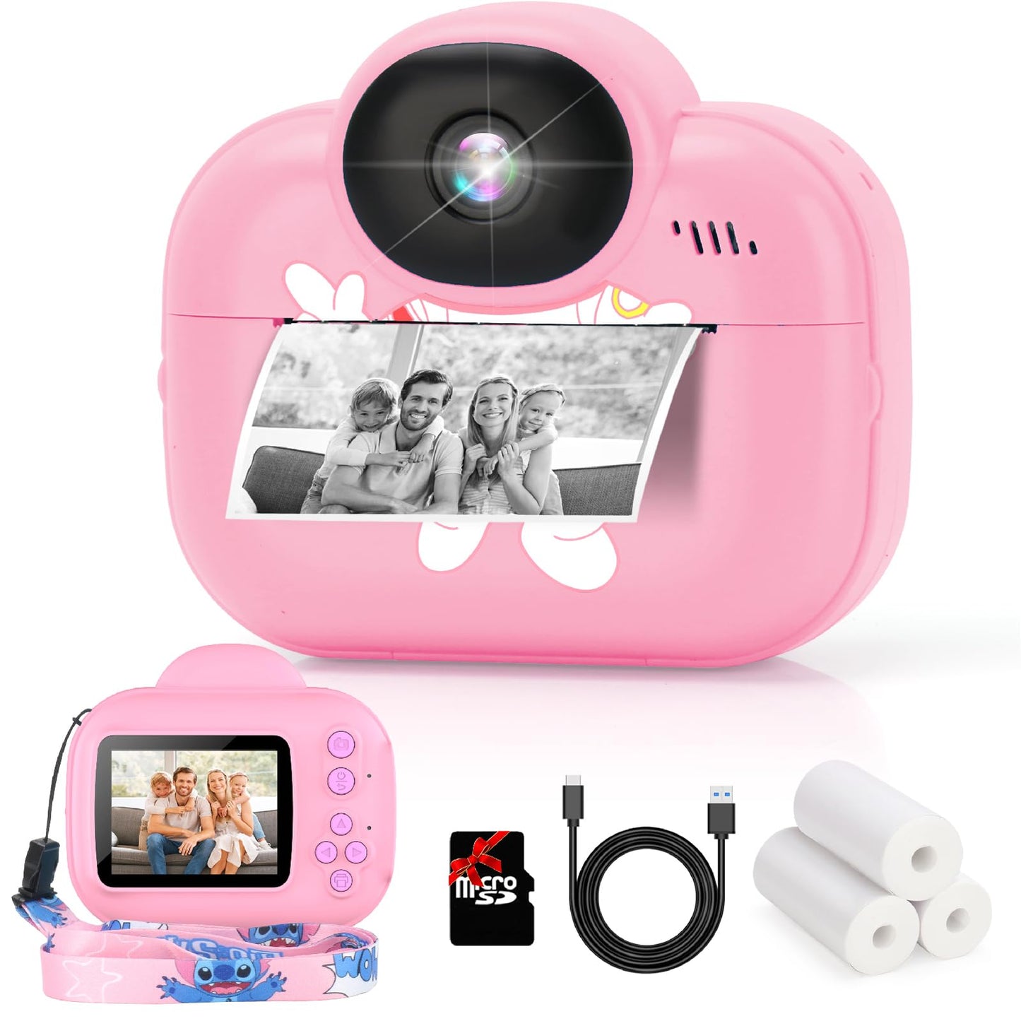 Kids Instant Print Camera for Ages 3-10