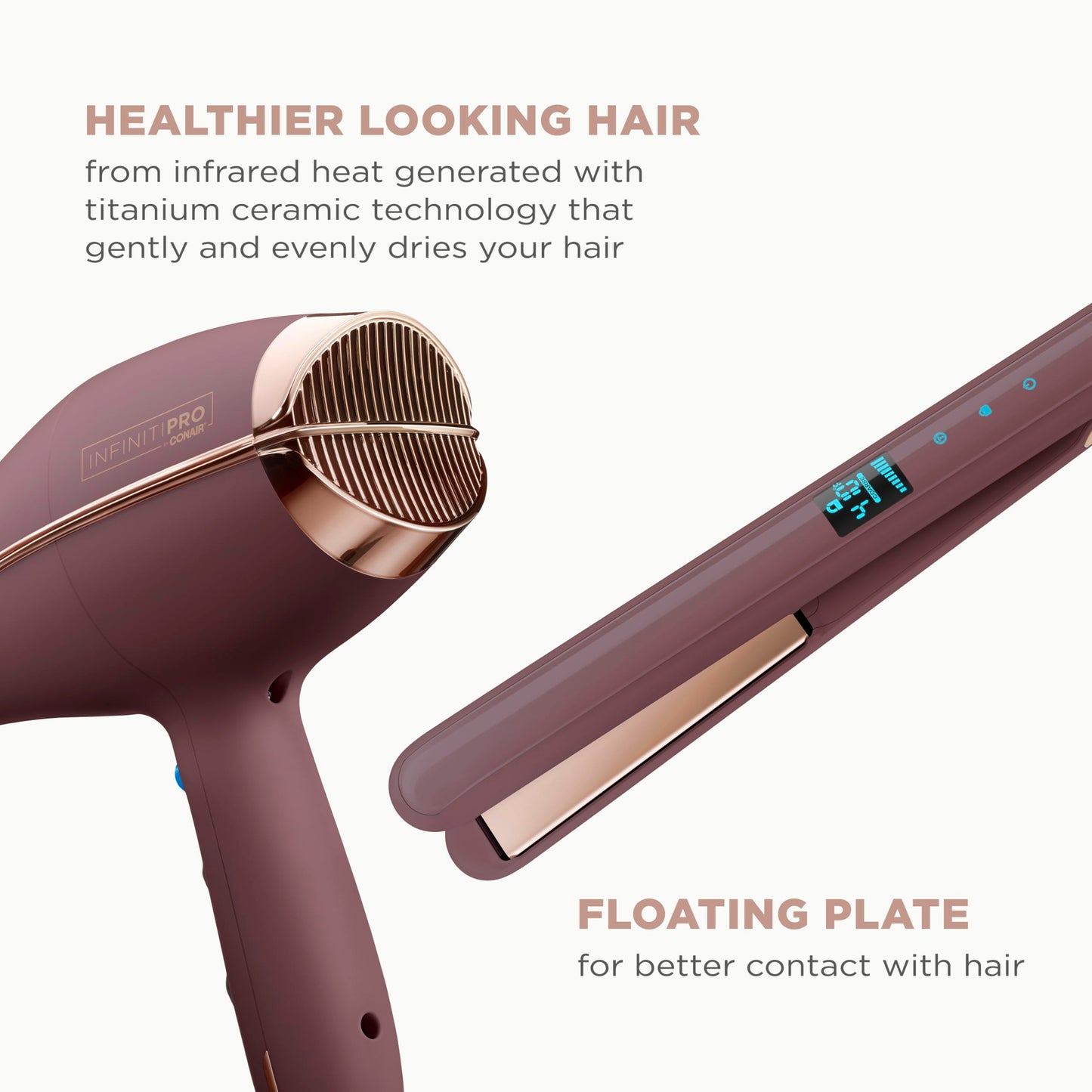 Conair Hair Dryer and Flat Iron Bundle
