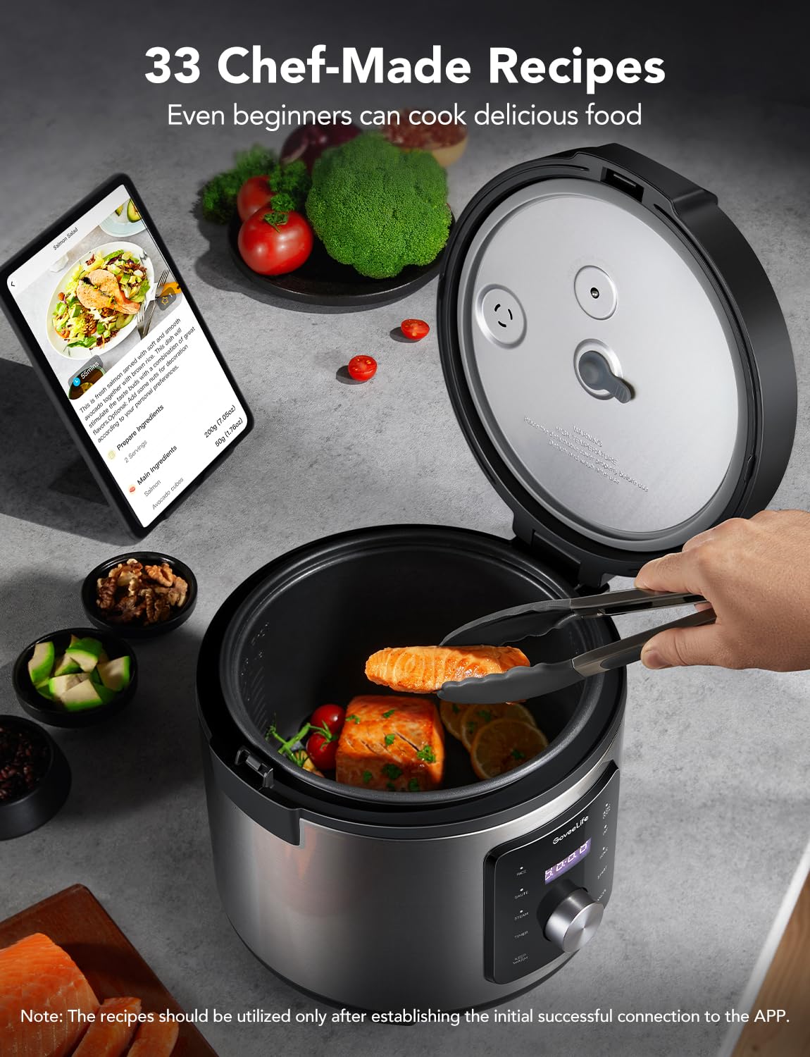 GoveeLife 6-in-1 Smart Rice Cooker & Multi-Cooker