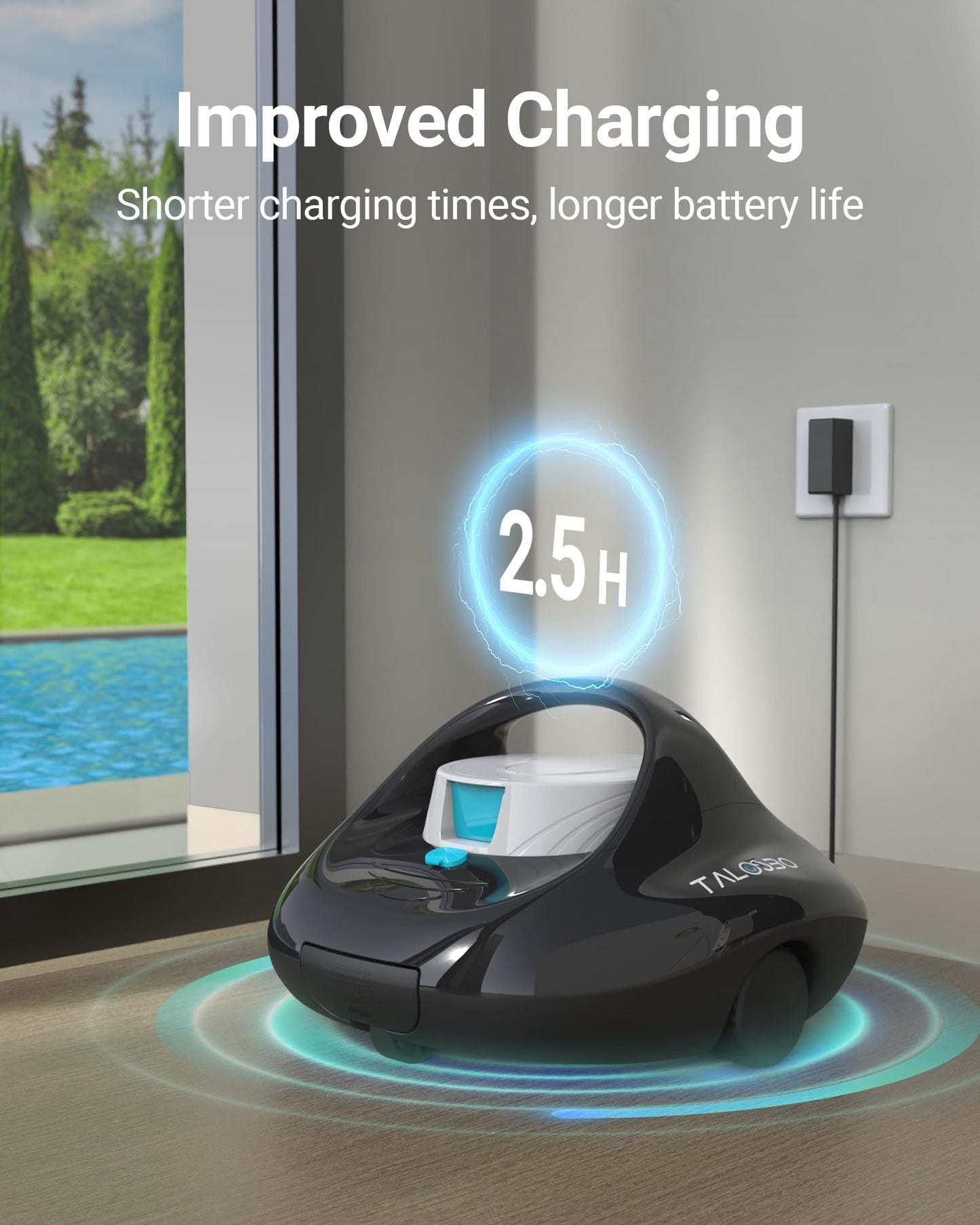 Cordless Pool Vacuum Cleaner by TALOSBO